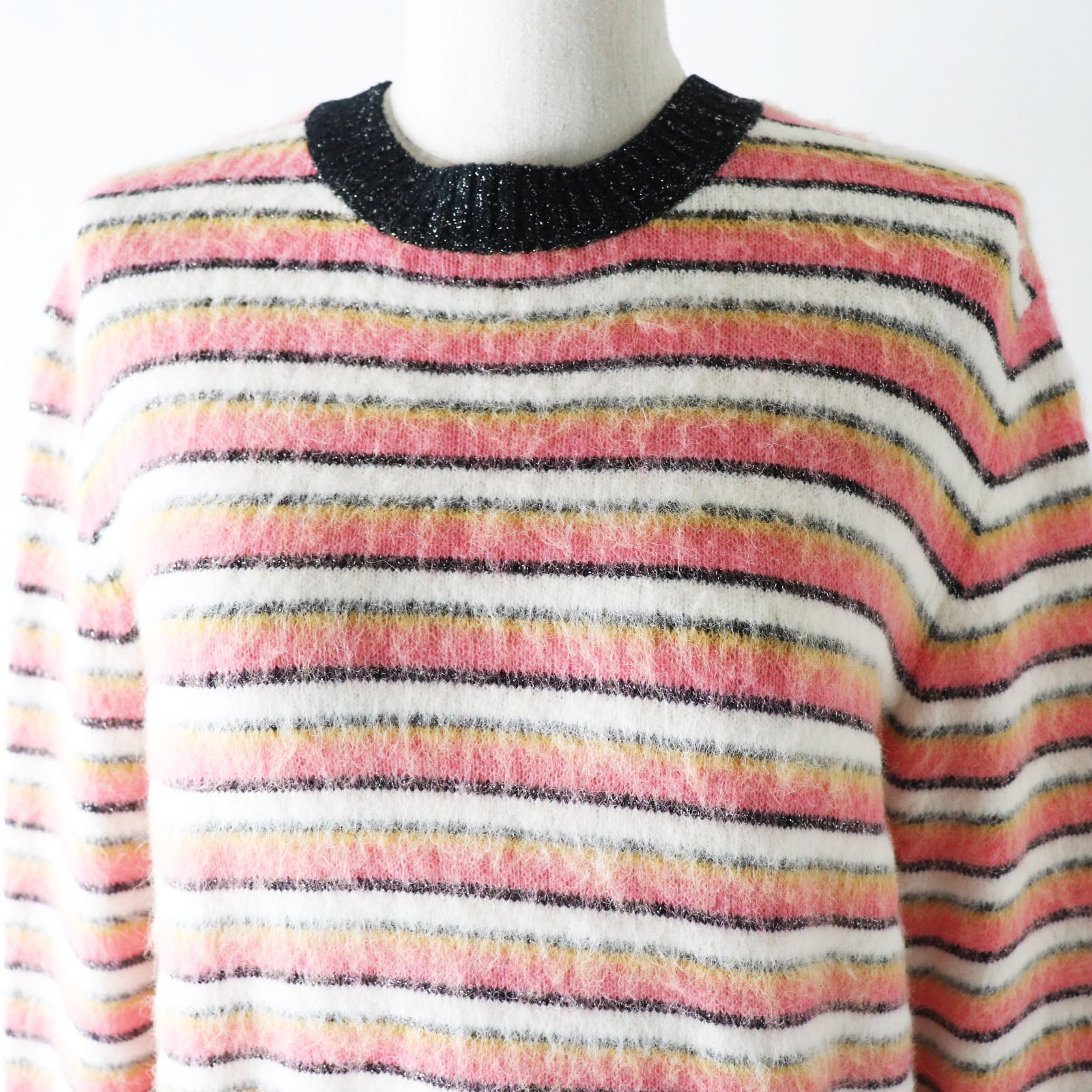 Chanel Alpaca Cotton Knit Pullover 38 Women