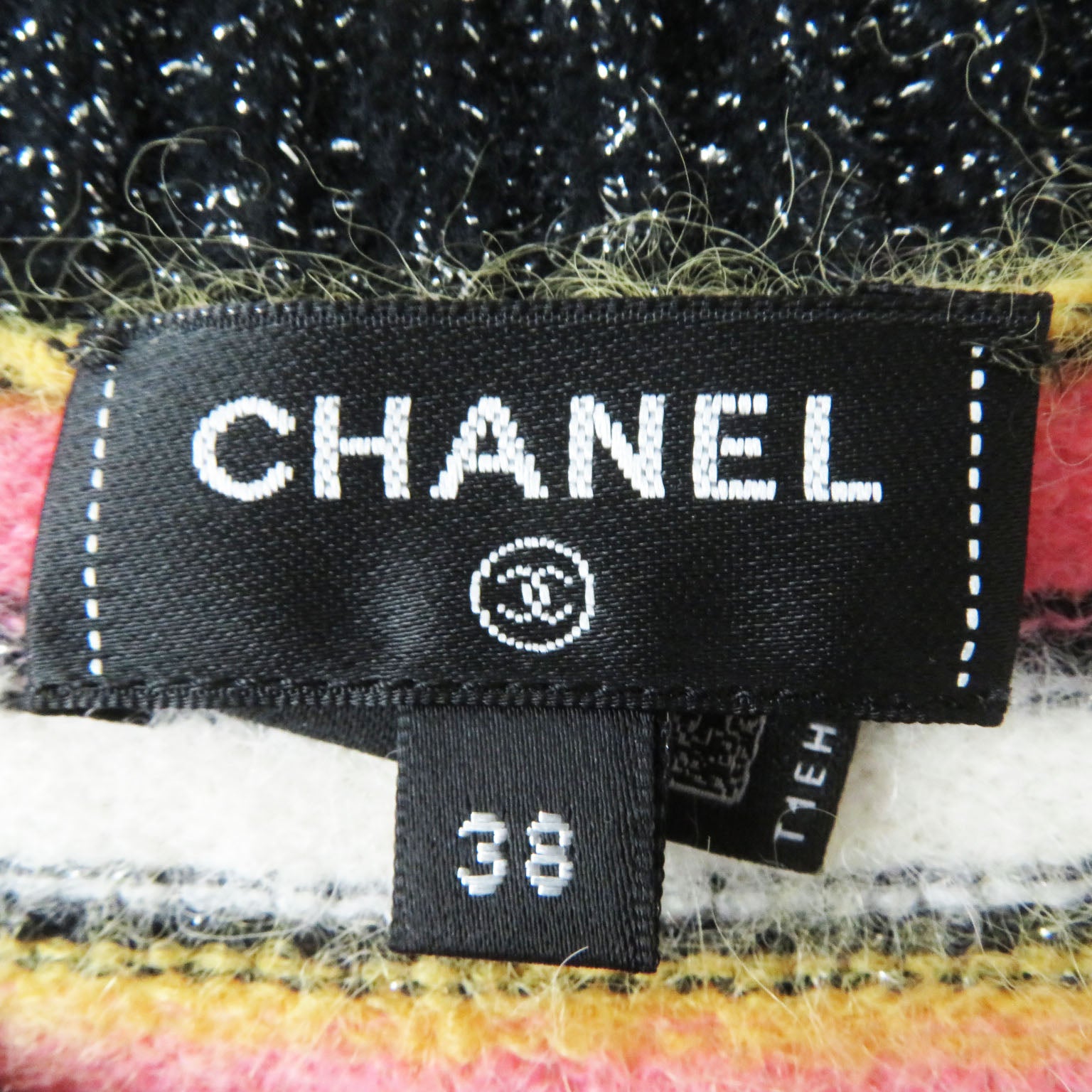 Chanel Alpaca Cotton Knit Pullover 38 Women