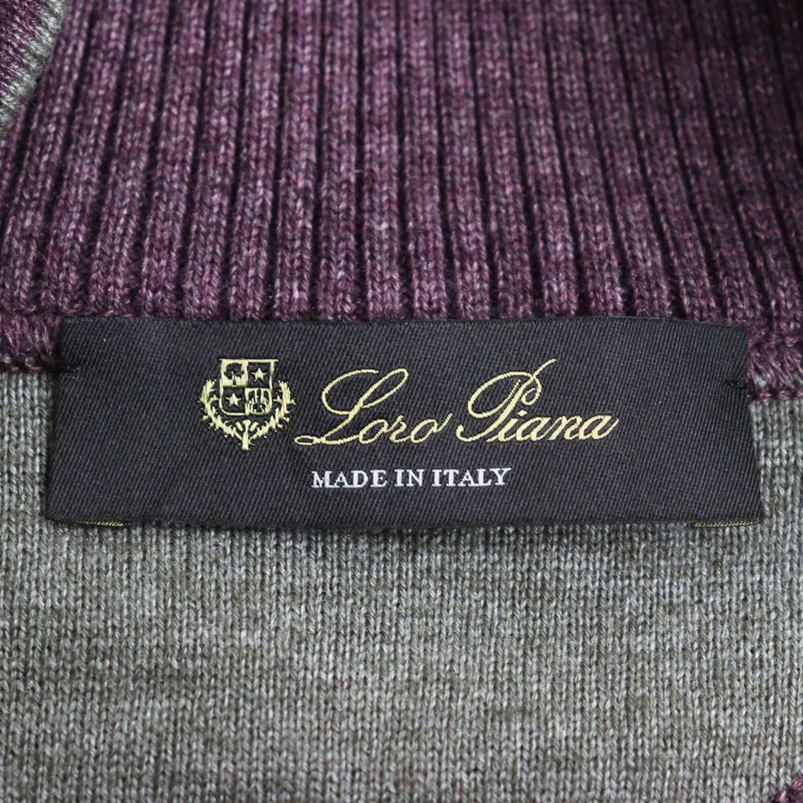 Loro Piana Silk Cashmere Half Zip Pullover XS