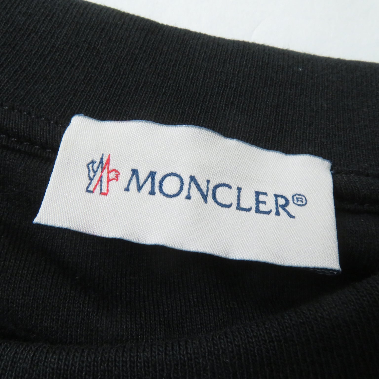 Moncler Cotton Logo Sweatshirt Black M