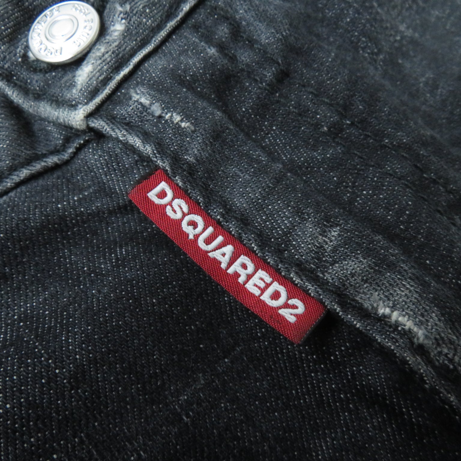 DSQUARED2 Black Denim Pants Women