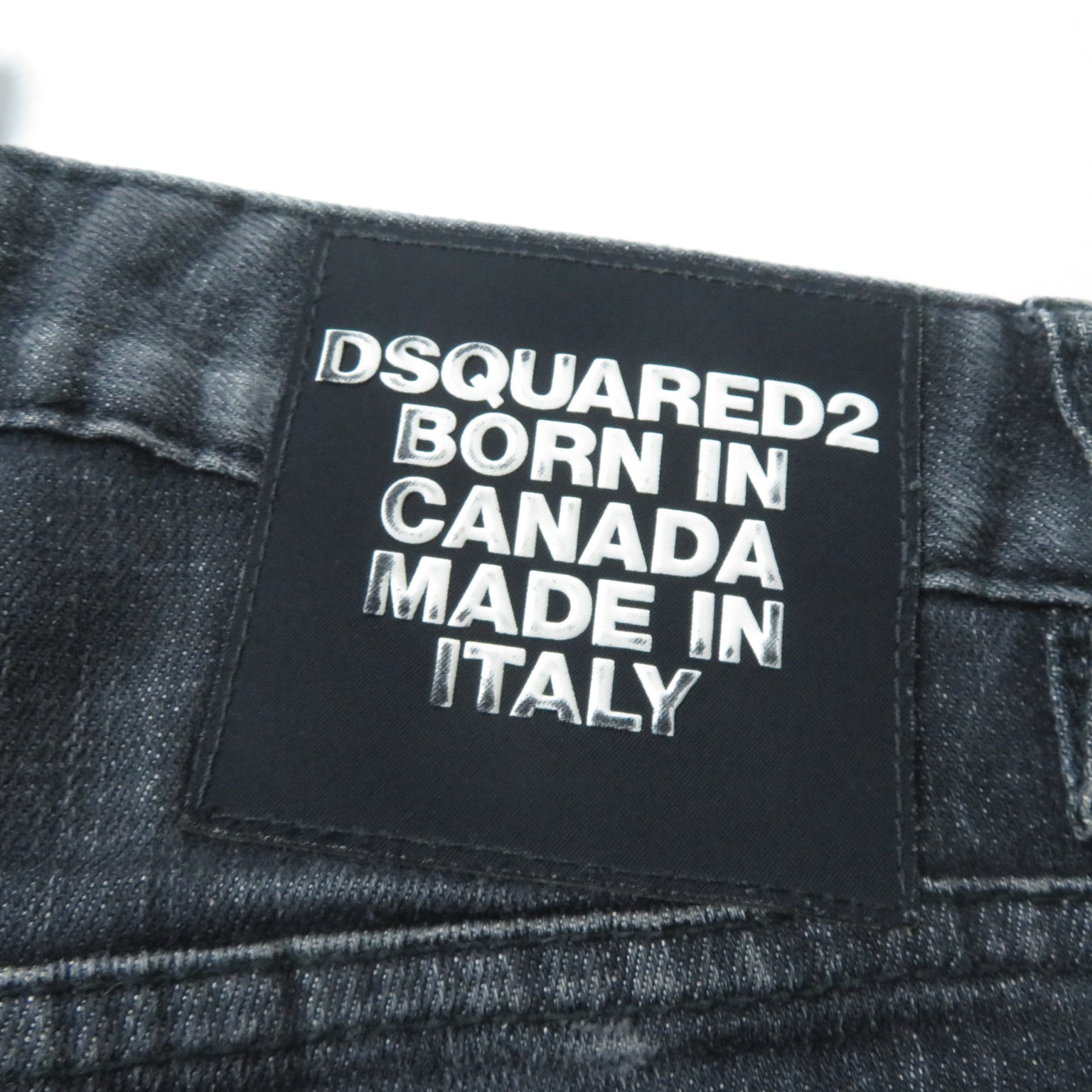 DSQUARED2 Black Denim Pants Women