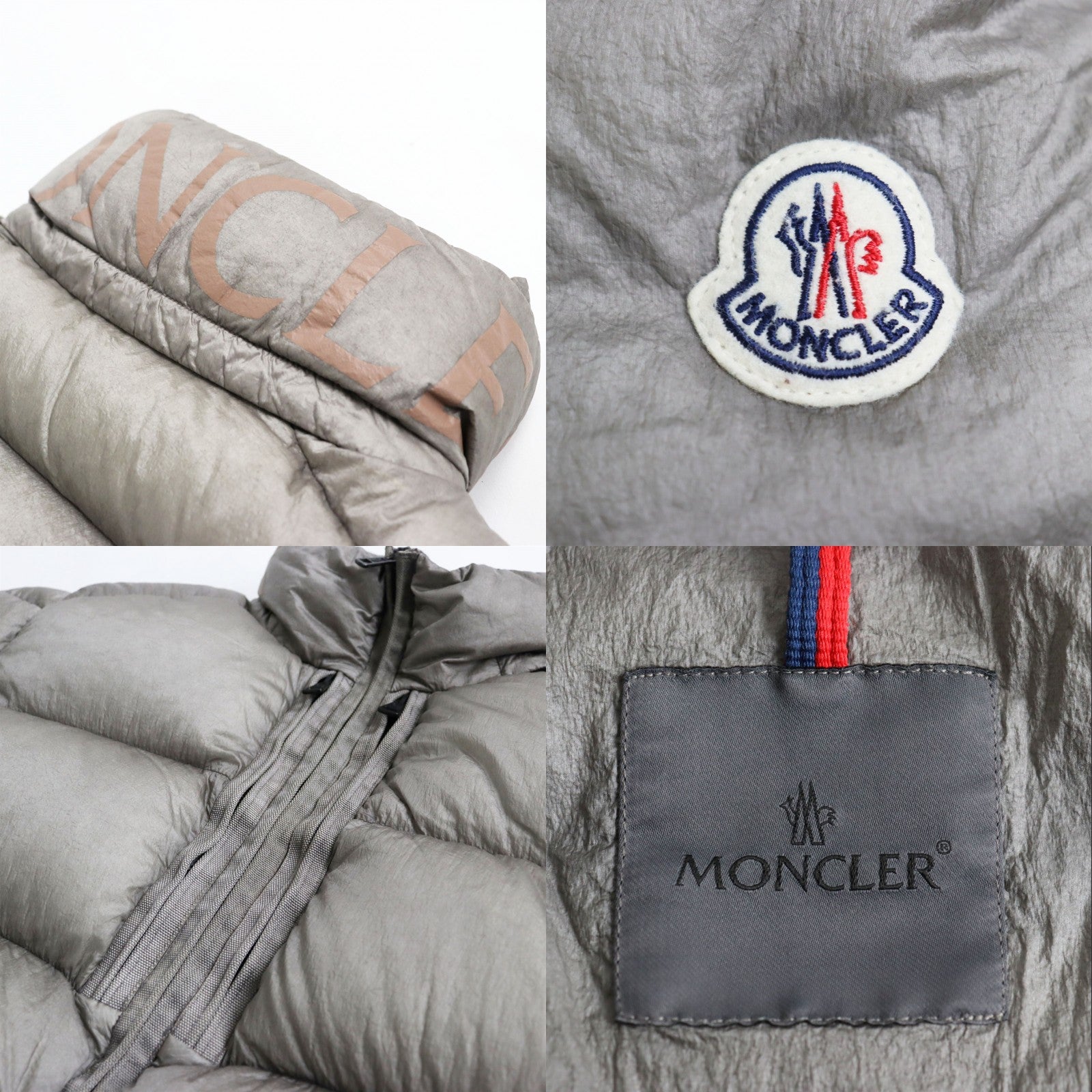 Moncler CEVENNE Nylon Down Jacket Beige