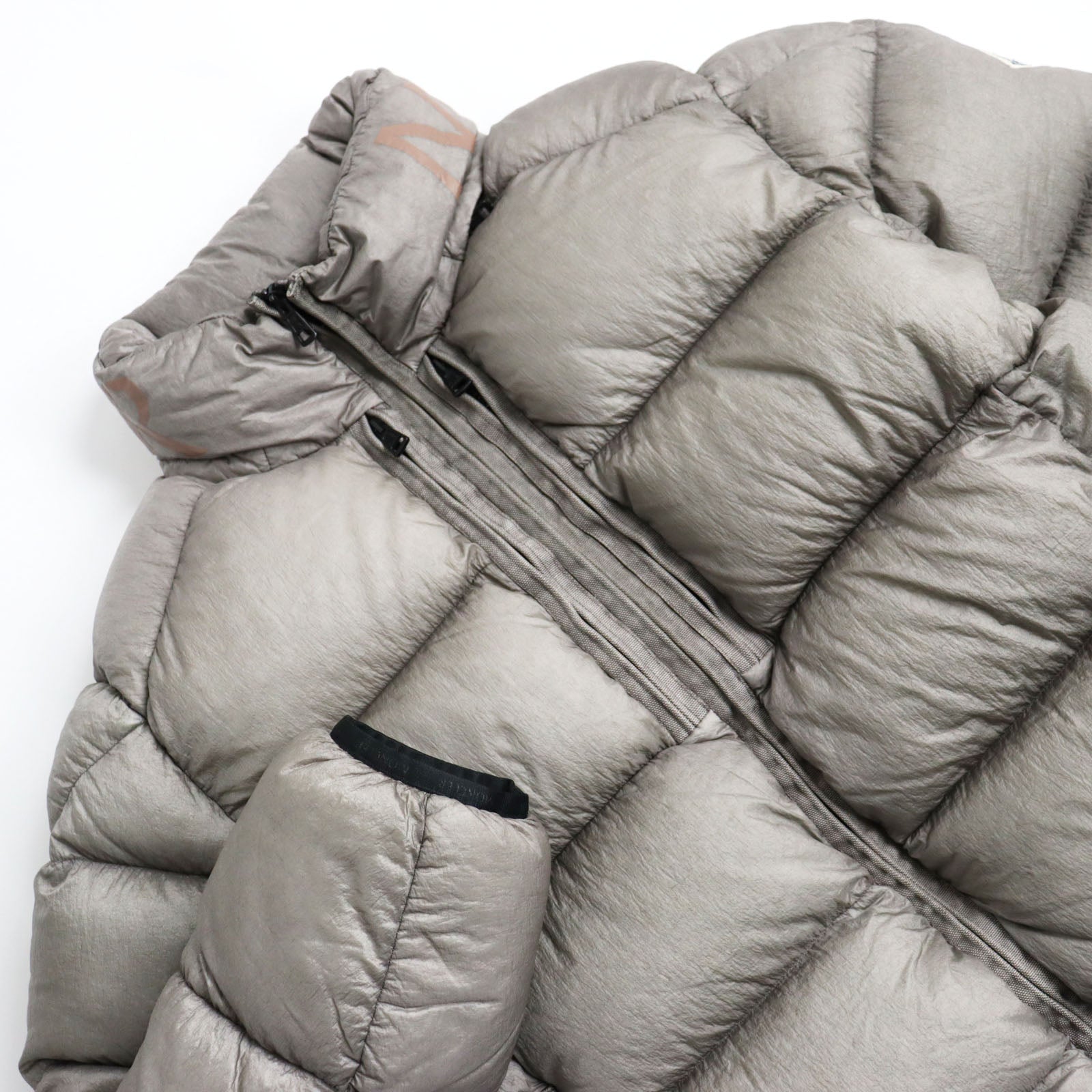 Moncler CEVENNE Nylon Down Jacket Beige