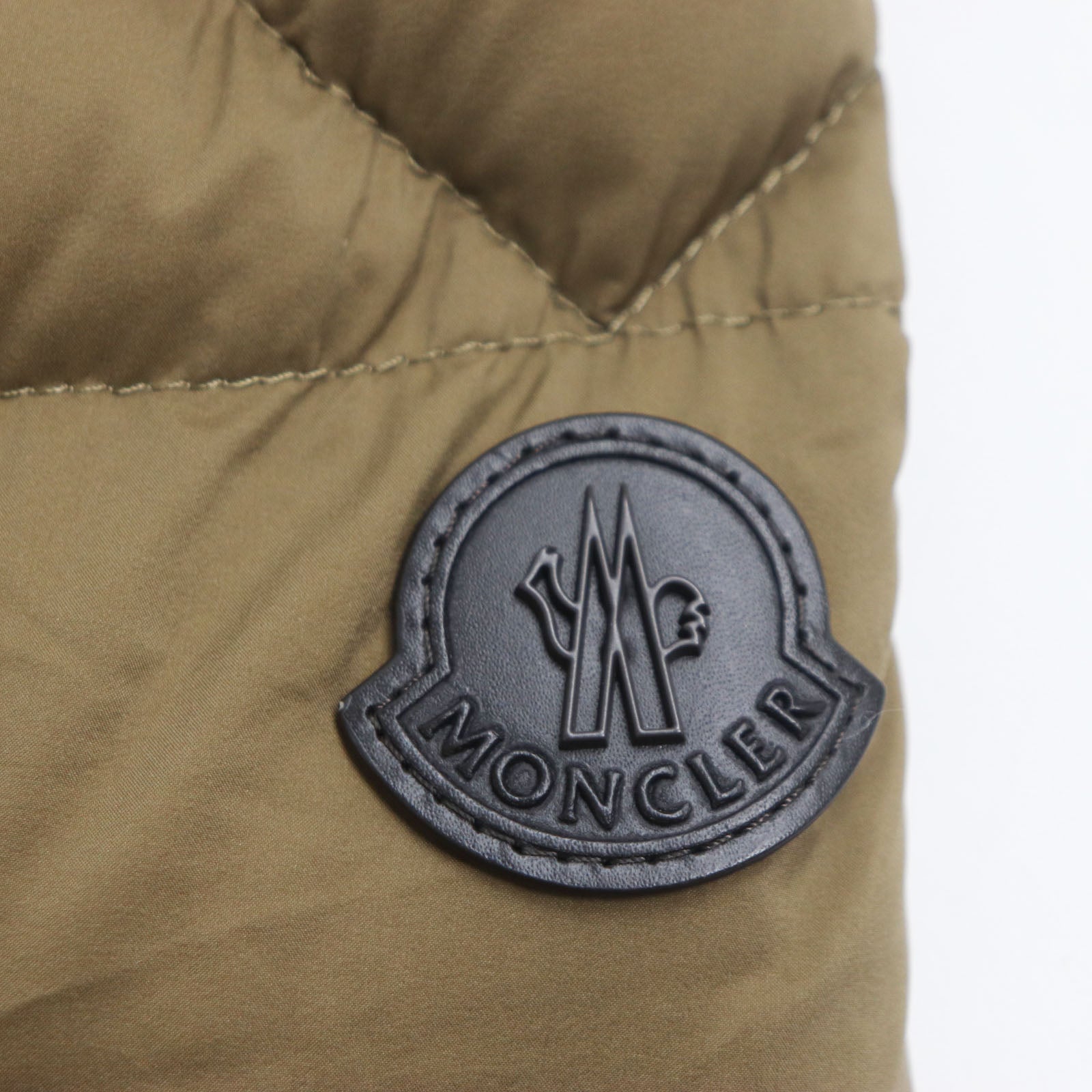 Moncler CURVAL Mouton Nylon Down Jacket Brown