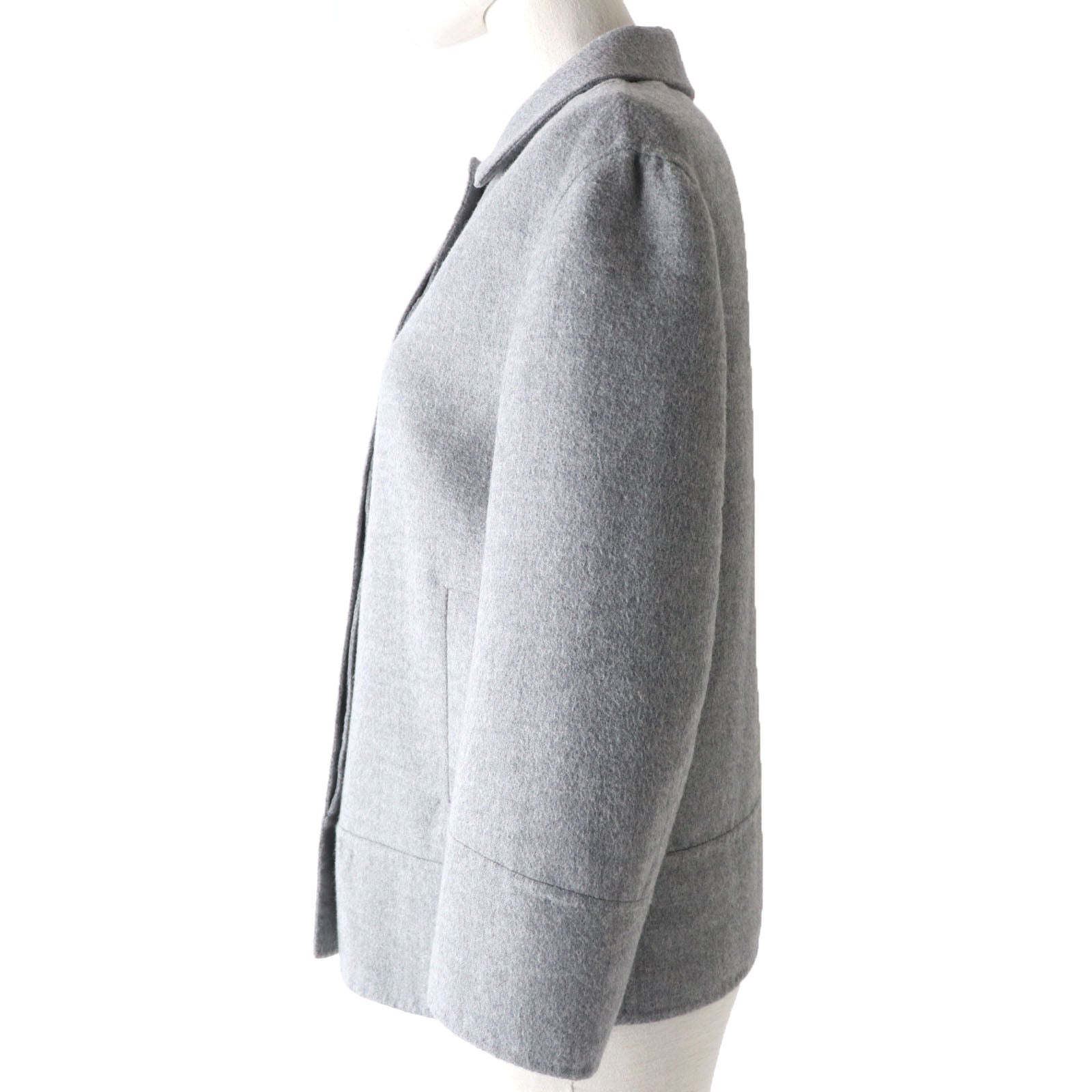 Loro Piana Cashmere Tailored Jacket Gray Women