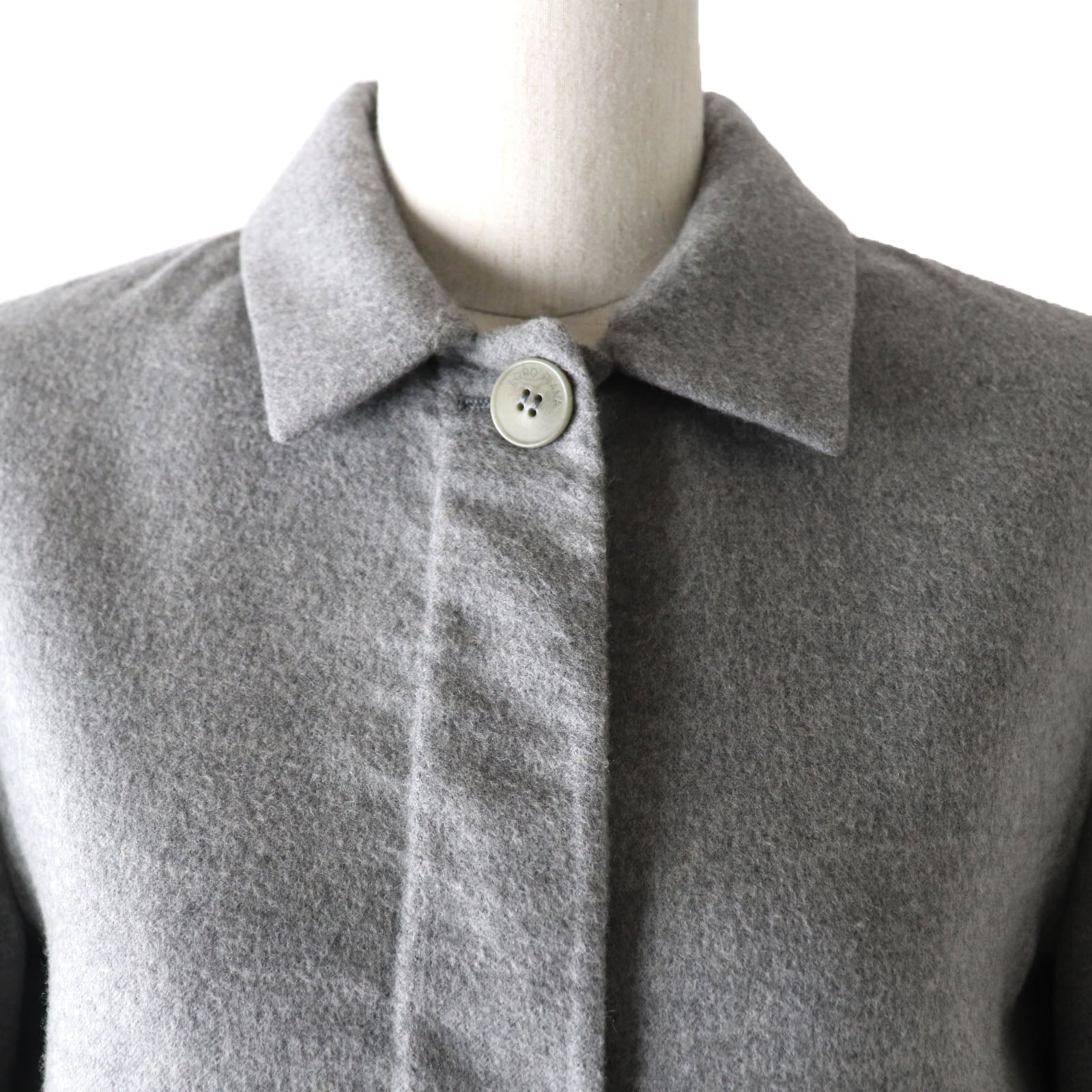 Loro Piana Cashmere Tailored Jacket Gray Women