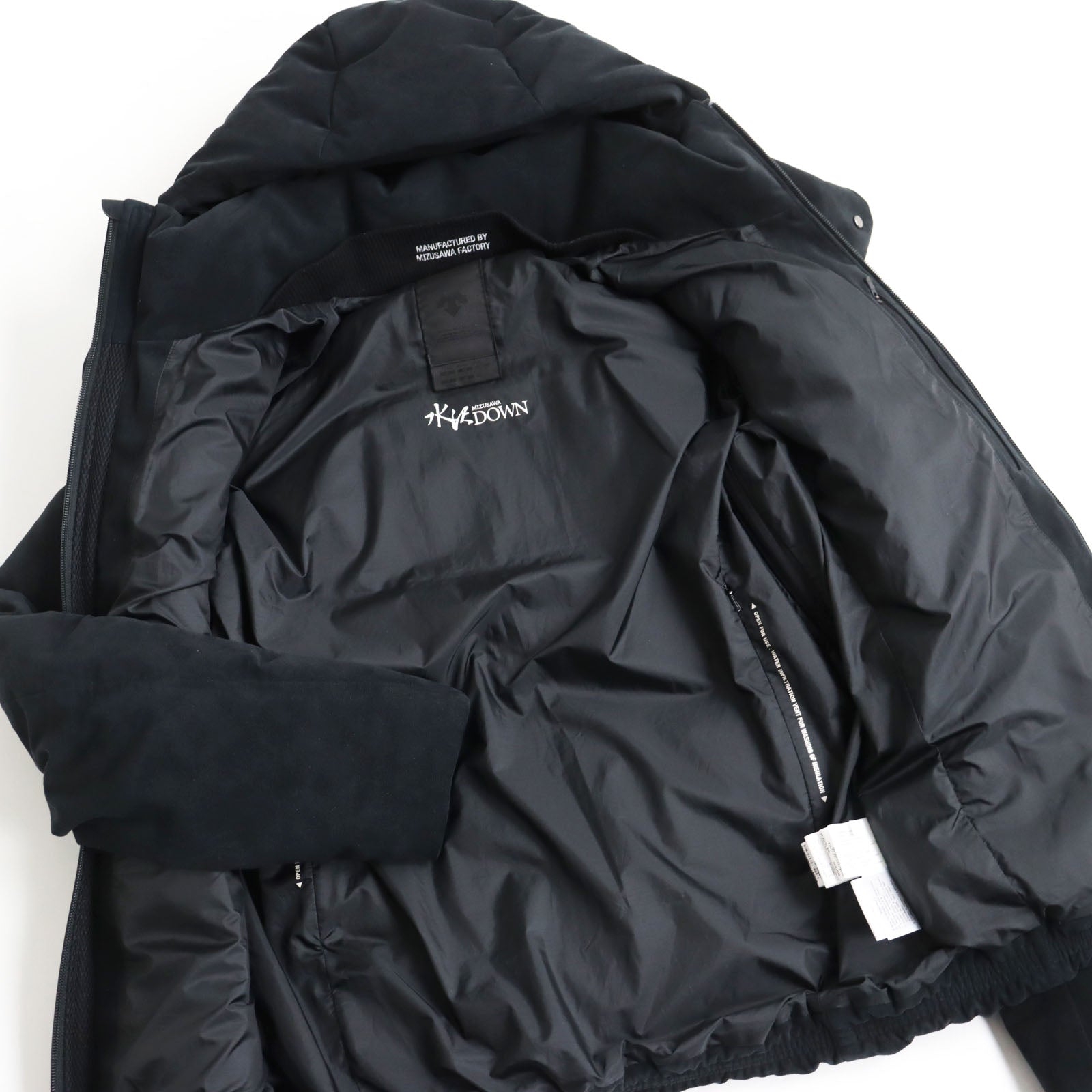 DESCENTE Mizusawa Down Jacket Black S