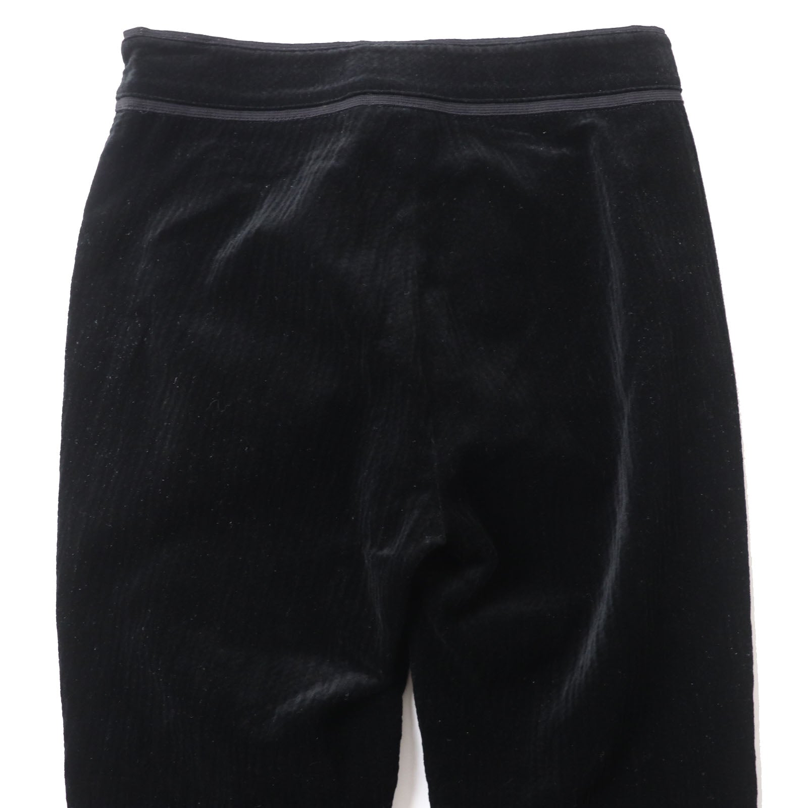 Chanel Velour Pants Black 34 Women