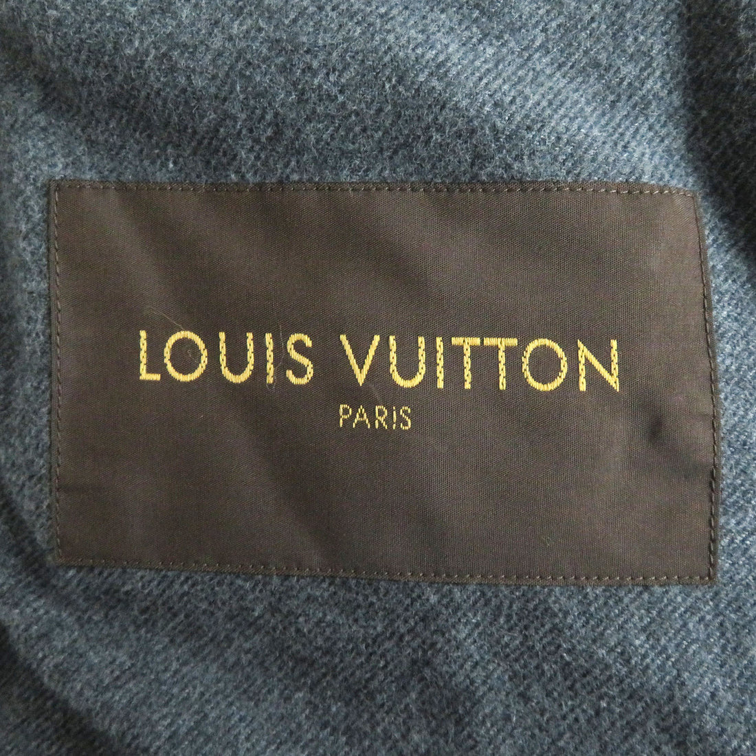 Louis Vuitton Leather Down Jacket Black Size 58