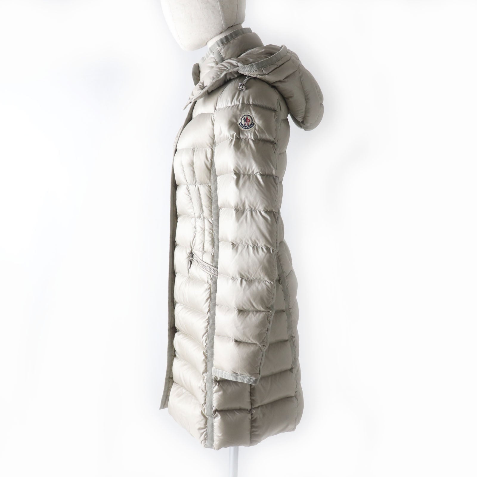 Moncler HERMINE Nylon Hooded Down Coat