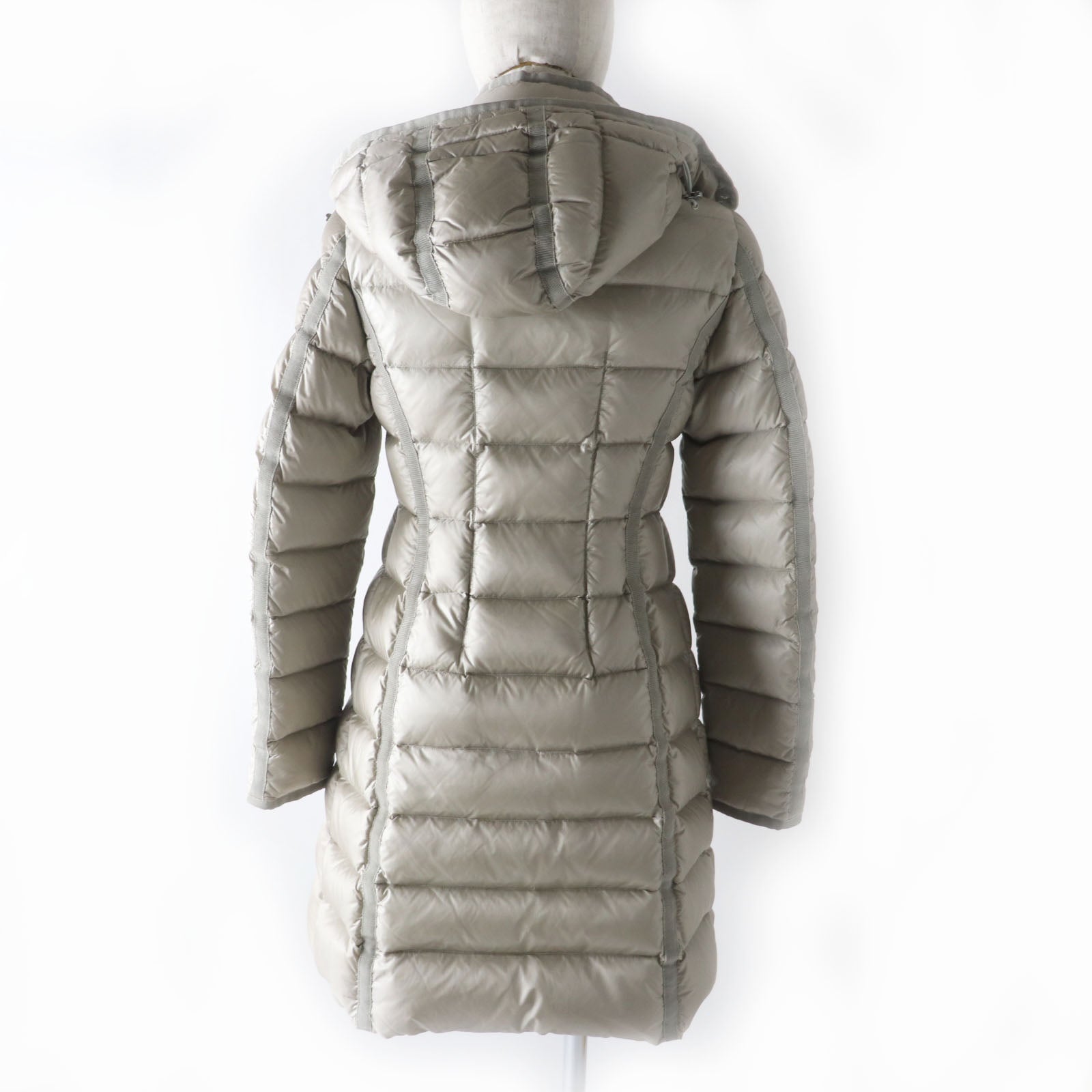 Moncler HERMINE Nylon Hooded Down Coat