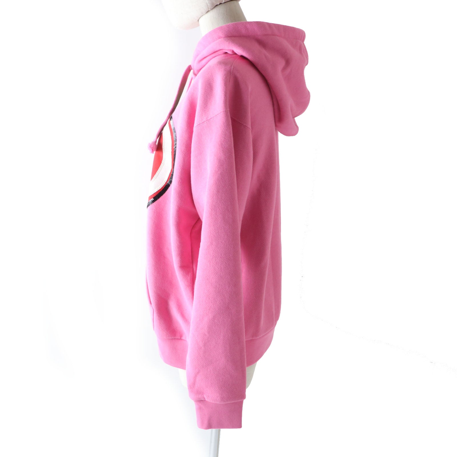 GUCCI Sequined Apple GG Hoodie Pink XXS