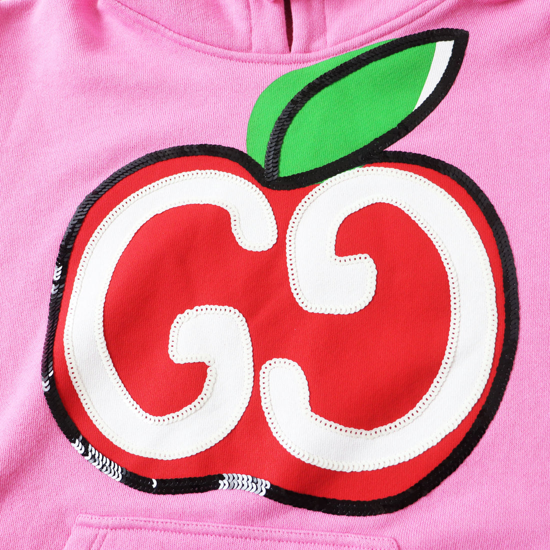 Gucci Sequined Apple GG Hoodie XXS