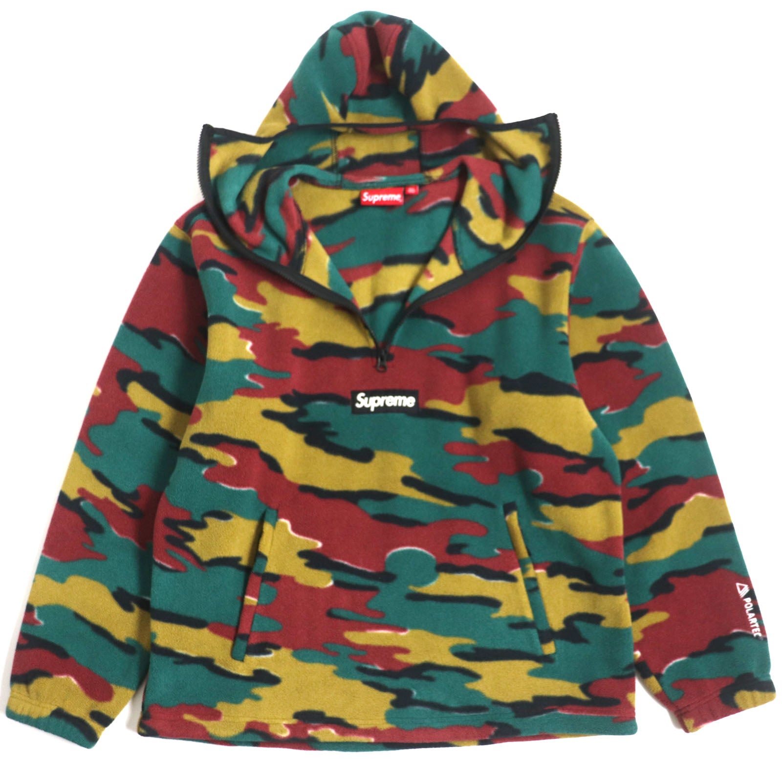 Supreme Polartec Facemask Camo Hoodie M