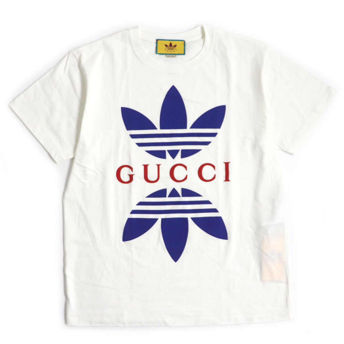 GUCCI adidas Trefoil Logo T-shirt White S