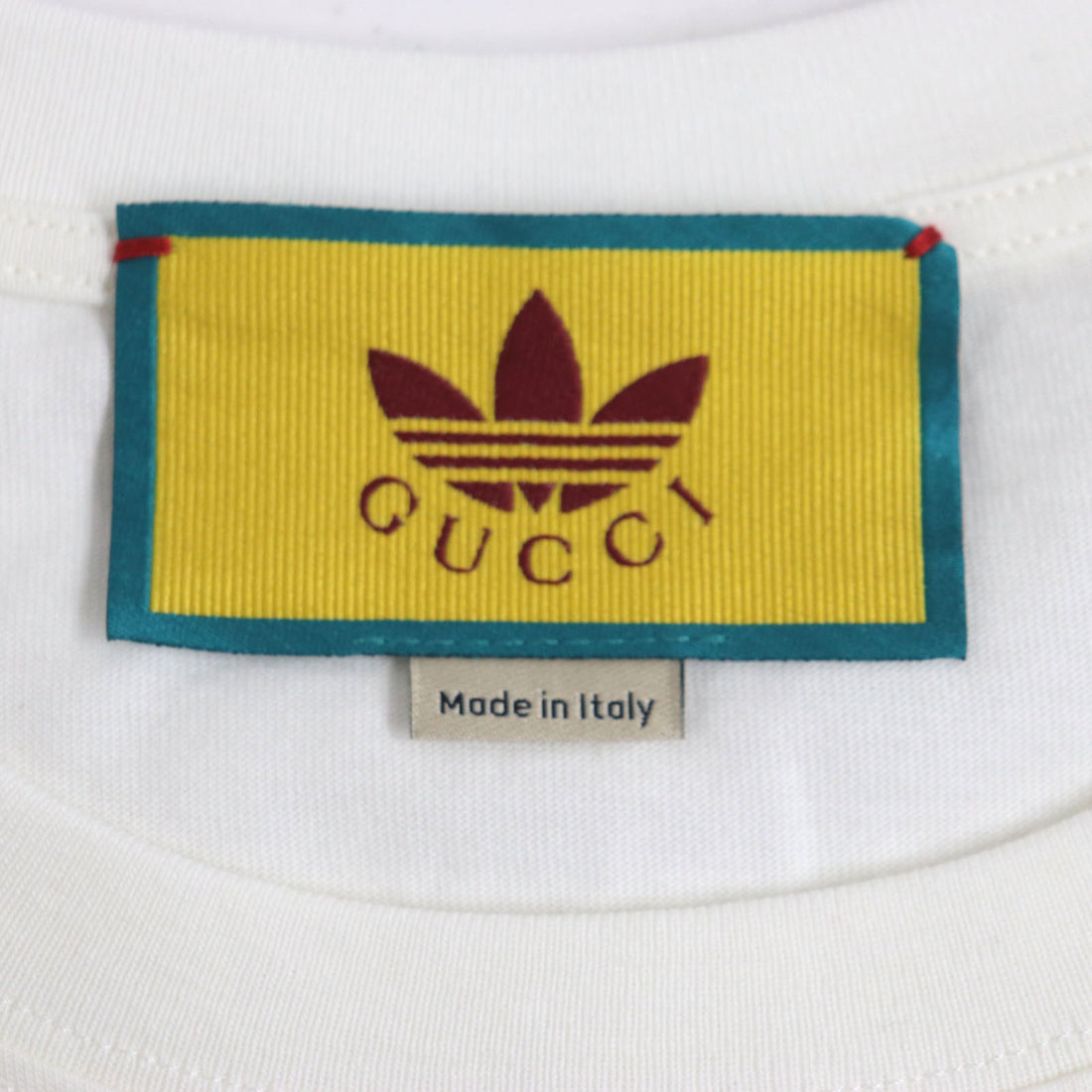 GUCCI adidas Trefoil Logo T-shirt White S