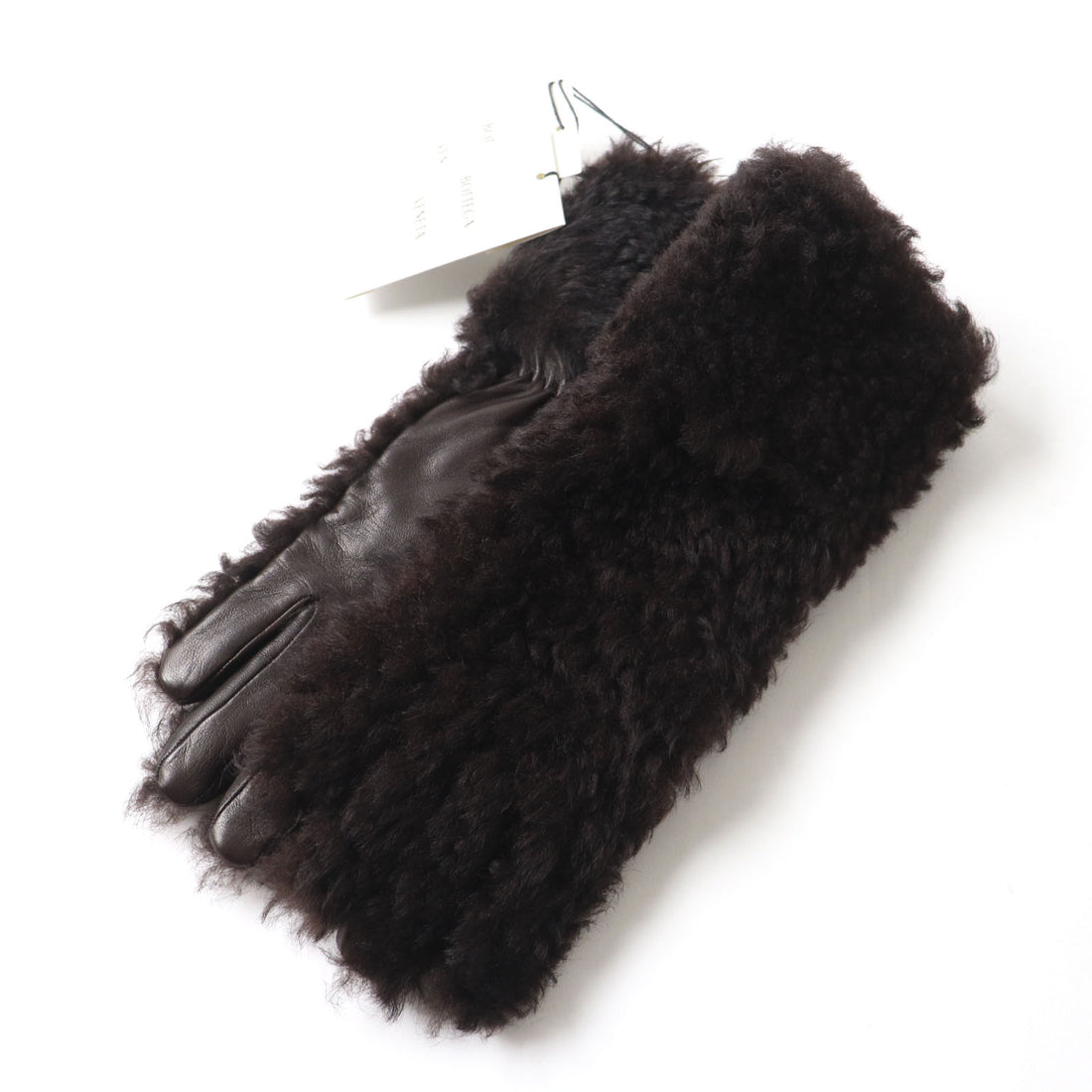 Bottega Veneta Lamb Leather Cashmere Gloves