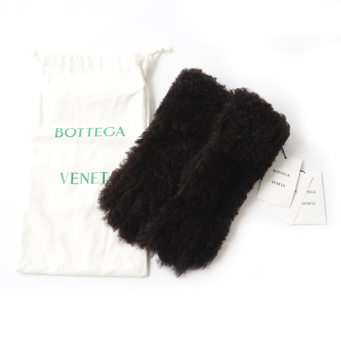 Bottega Veneta Lamb Leather Cashmere Gloves