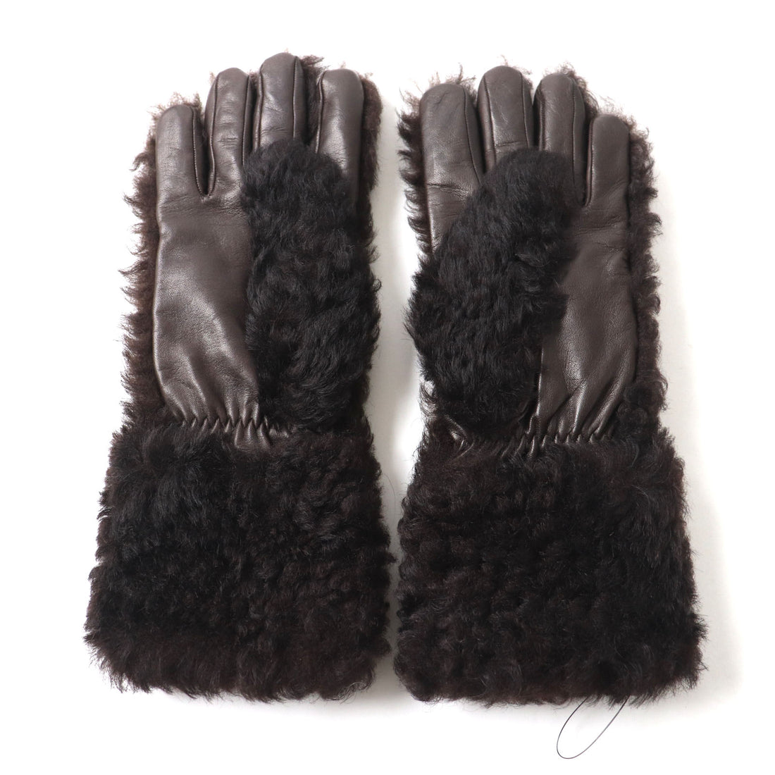 Bottega Veneta Lamb Leather Cashmere Gloves