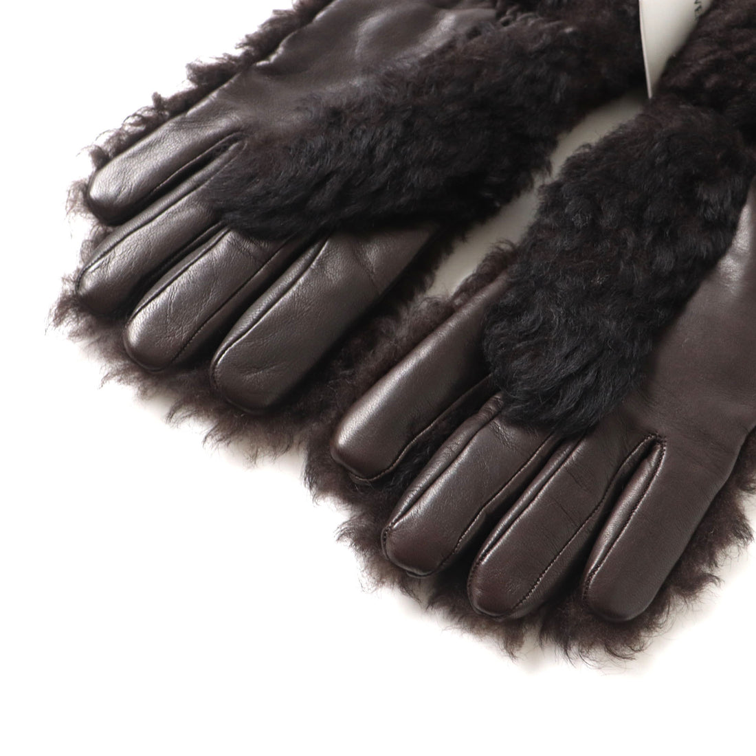 Bottega Veneta Lamb Leather Cashmere Gloves