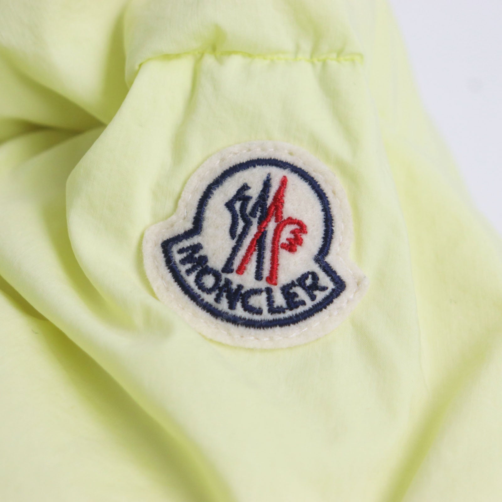 Moncler PAVIOT Cotton Nylon Down Jacket Yellow