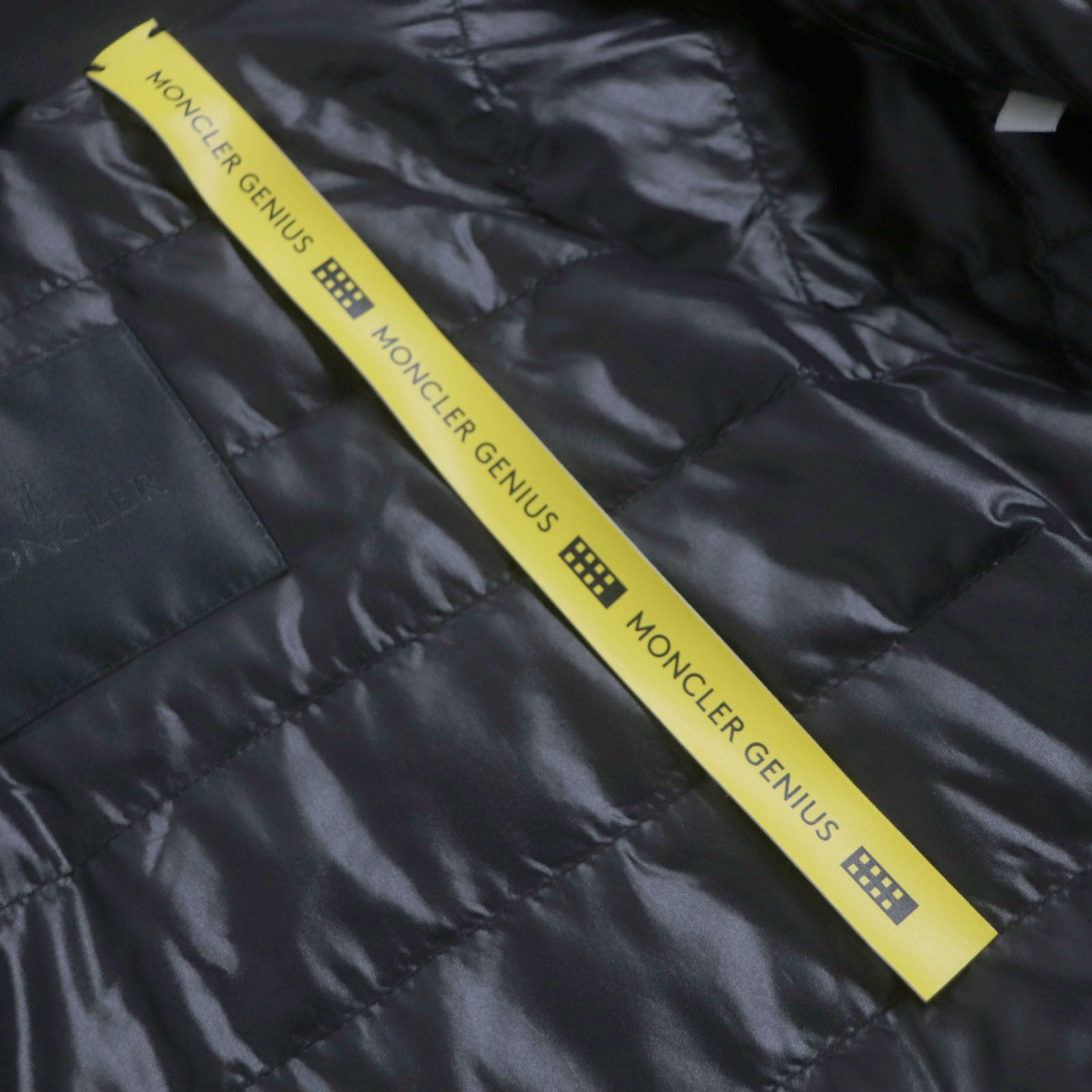 Moncler Nylon Hooded Long Down Coat Black