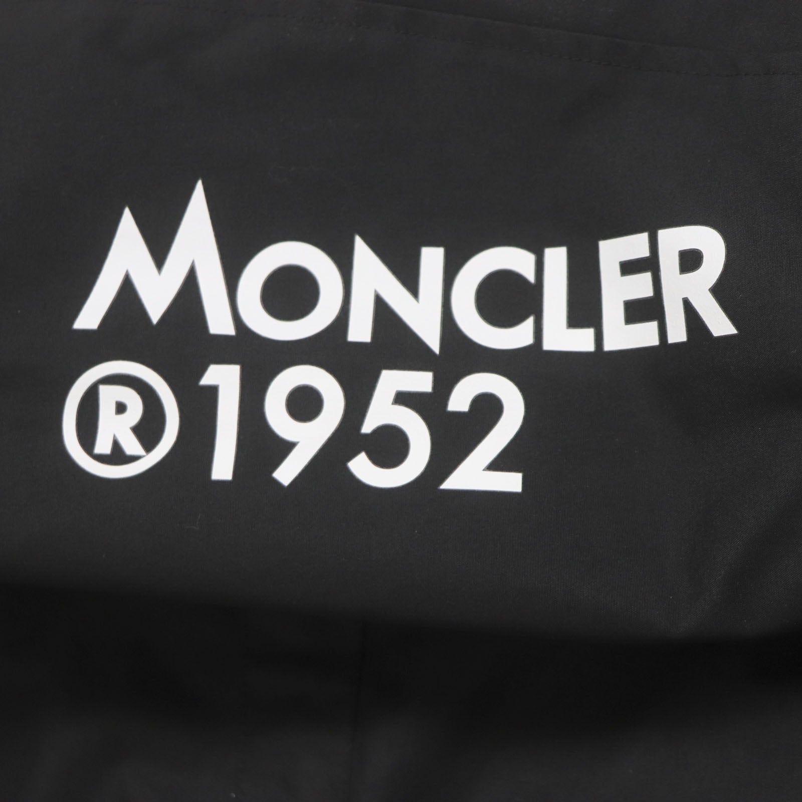 Moncler Nylon Hooded Long Down Coat Black