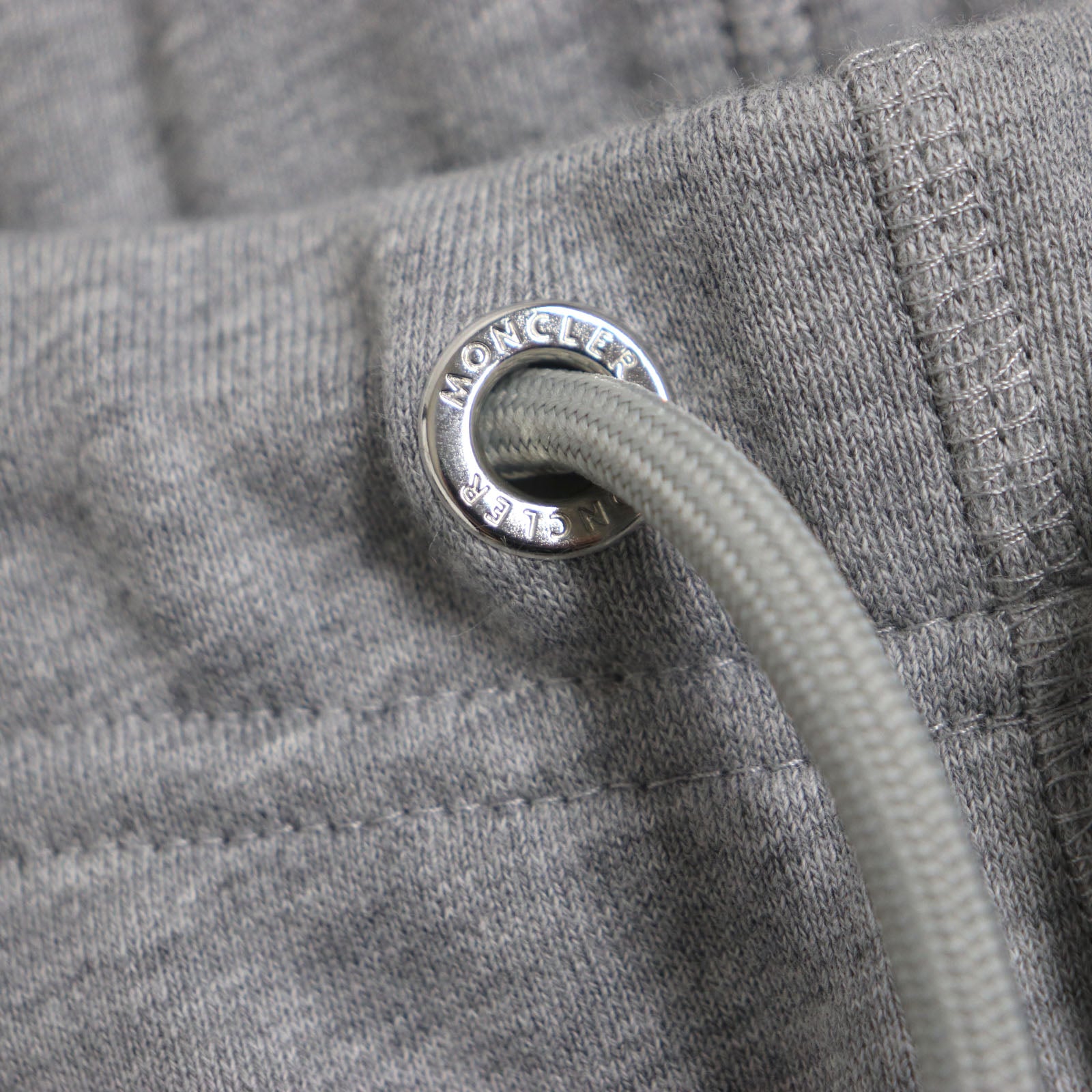 Moncler Cotton Logo Sweatpants Gray L