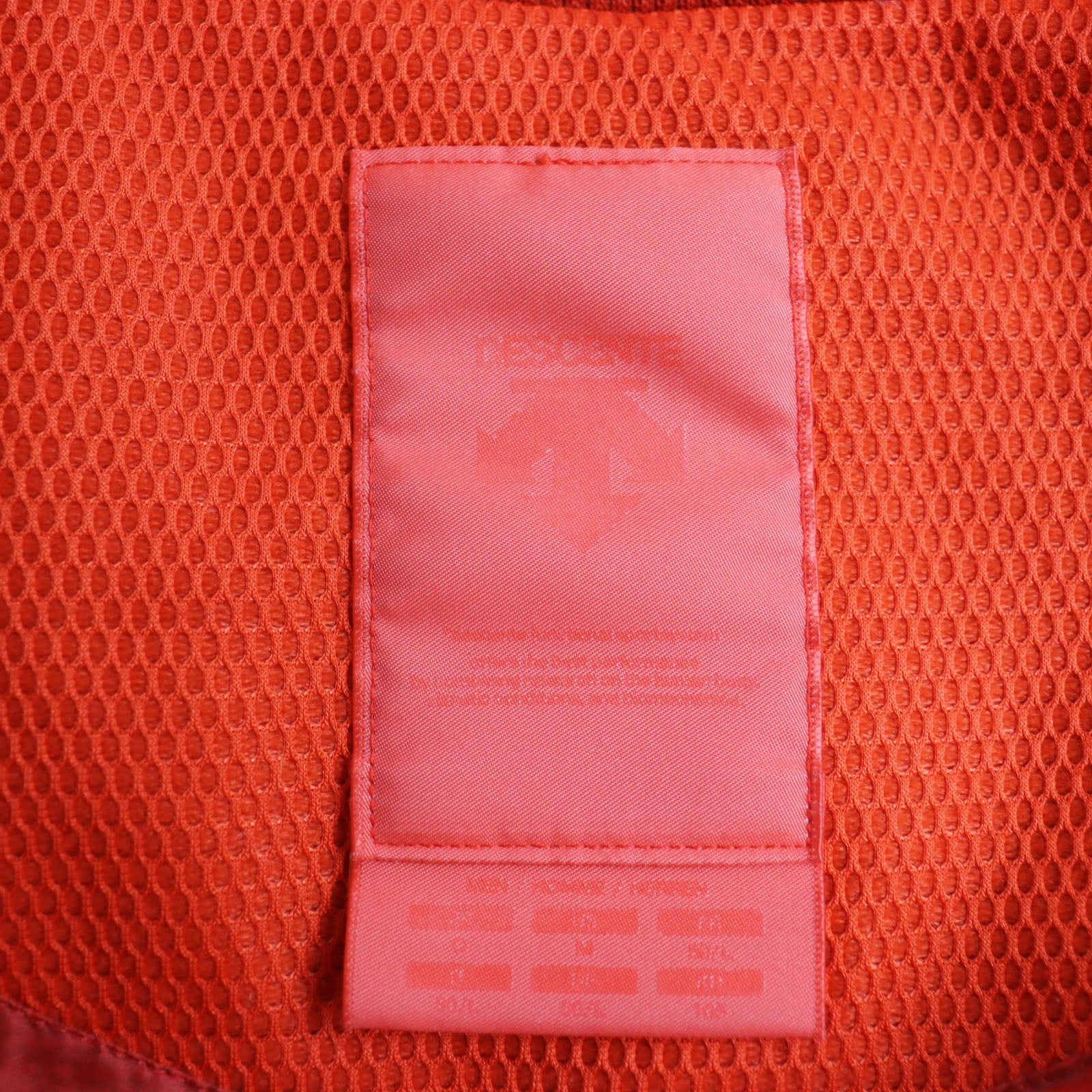 DESCENTE Mizusawa Down Hoodie with Logo Patch Orange