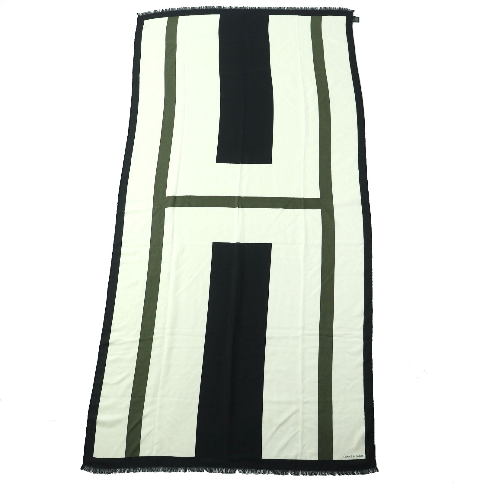 Hermes Cashmere Silk Stole Shawl