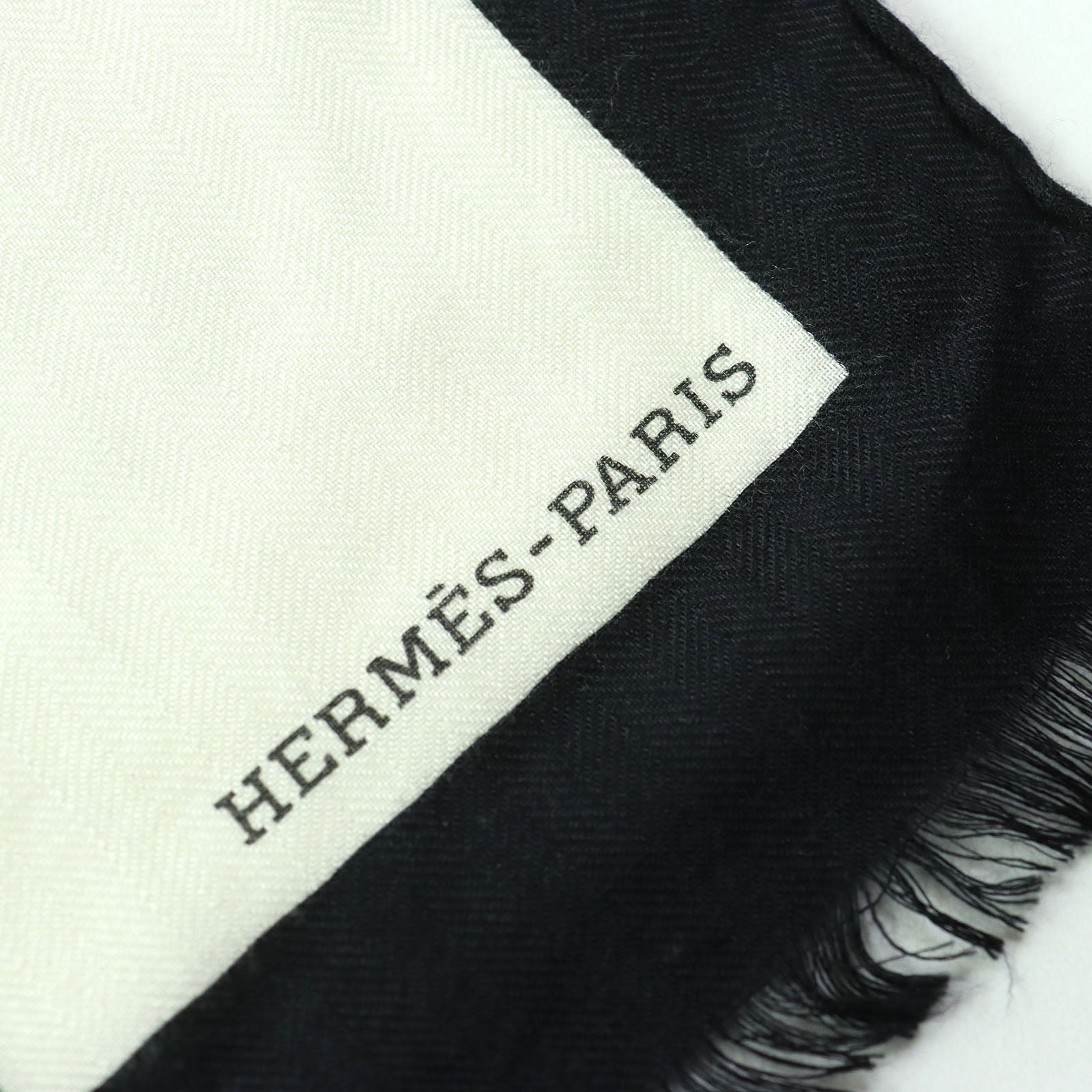 Hermes Cashmere Silk Stole Shawl