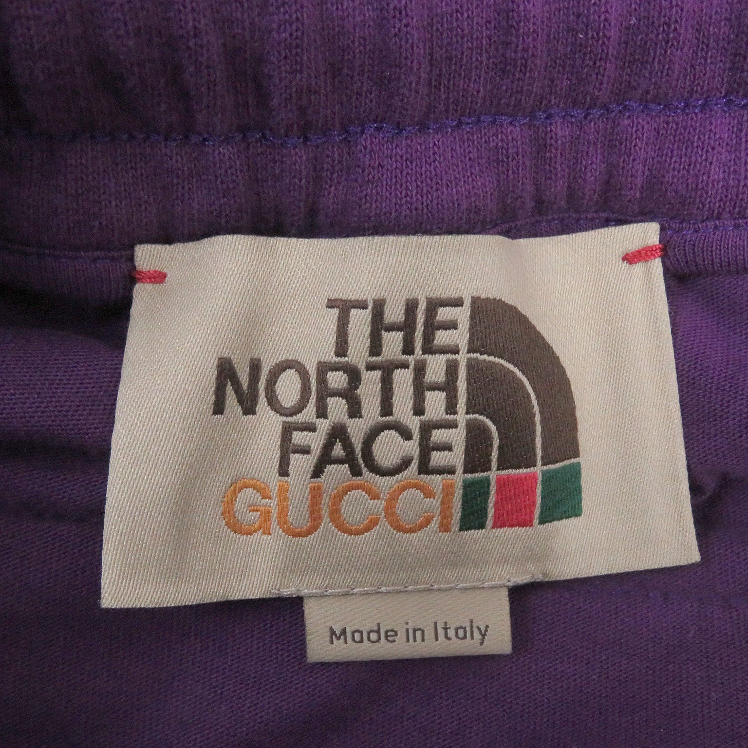 Gucci The North Face Logo Sweatpants Purple L