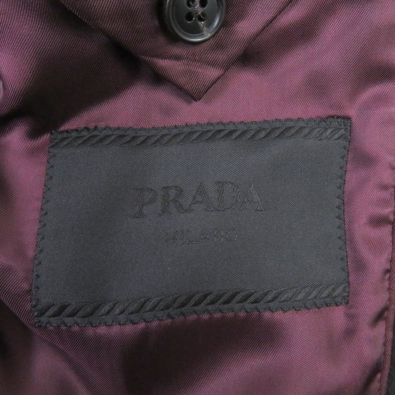 Prada Cashmere Long Coat Dark Brown 52