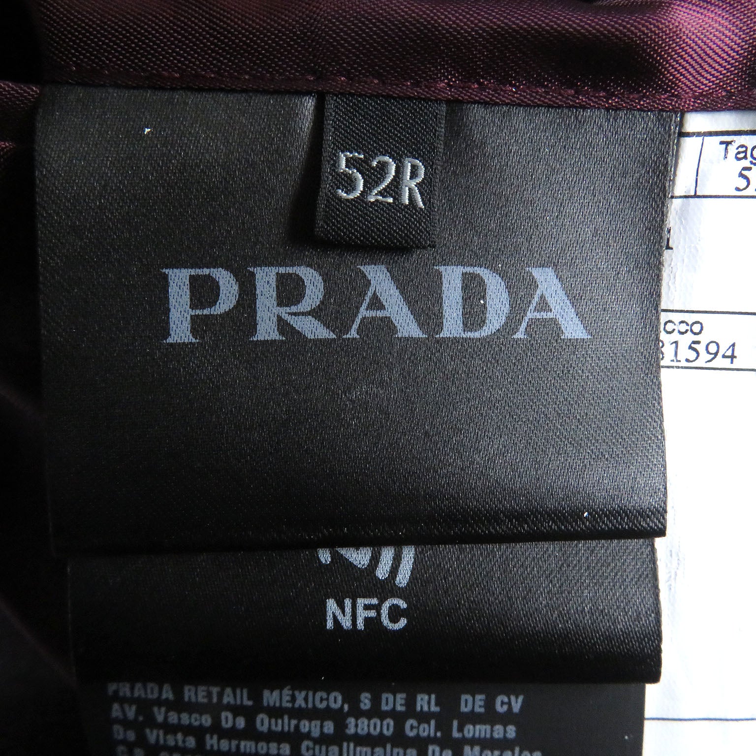 Prada Cashmere Long Coat Dark Brown 52