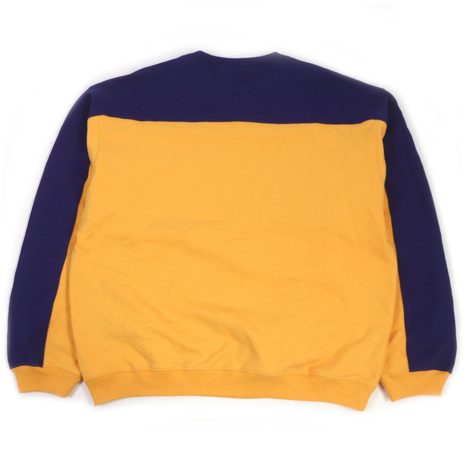 Gucci Two-tone Logo Sweatshirt Navy M