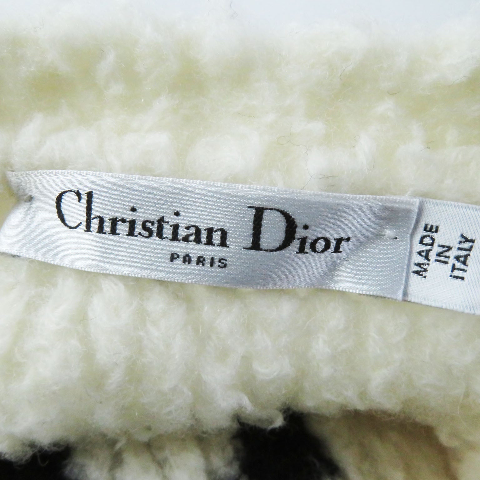 Dior J’A DIOR Wool Nylon Knit Pullover Women