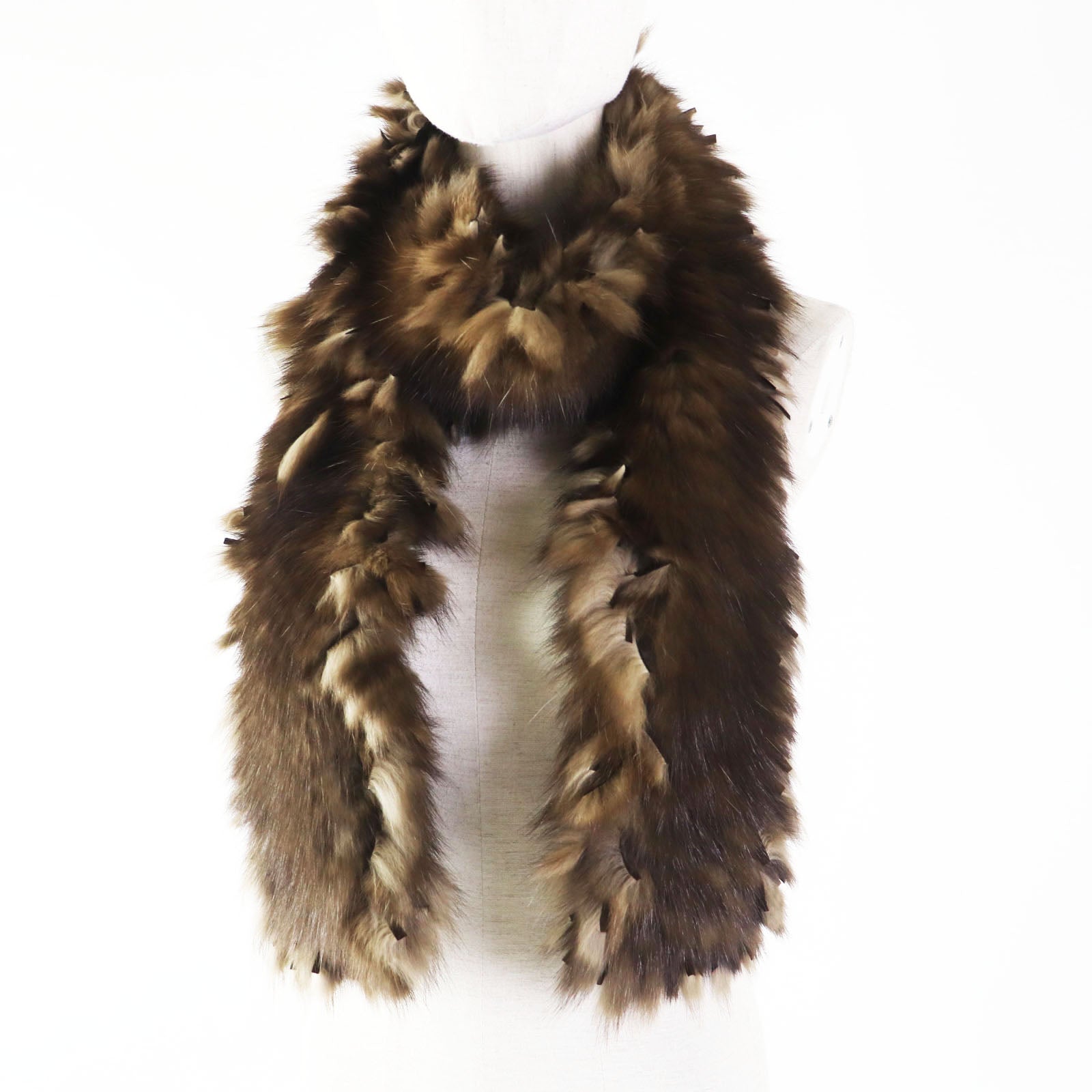 Fendi Russian Sable Fur Scarf Brown