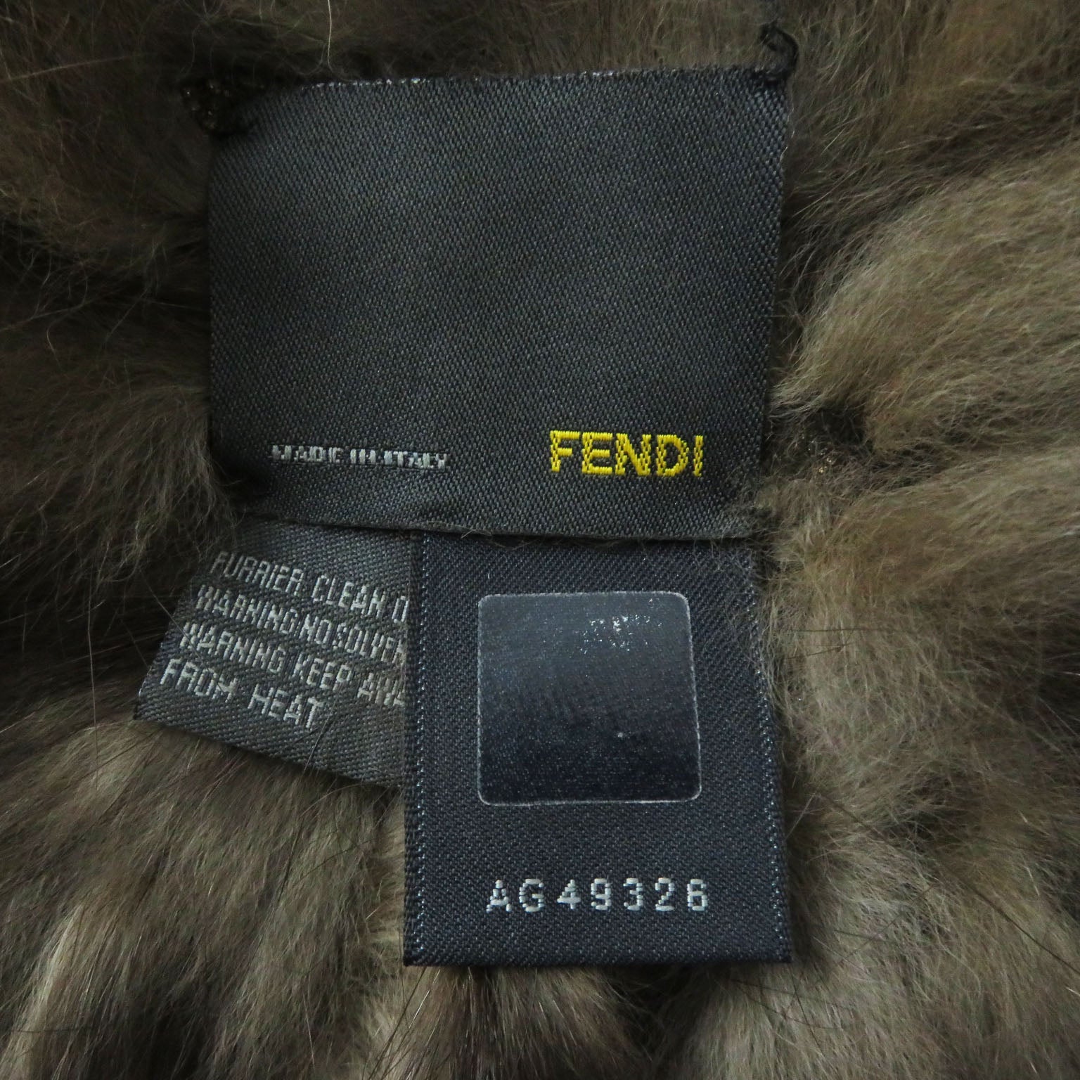 Fendi Russian Sable Fur Scarf Brown