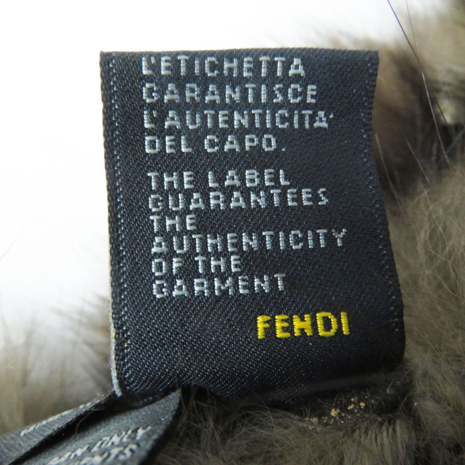 Fendi Russian Sable Fur Scarf Brown