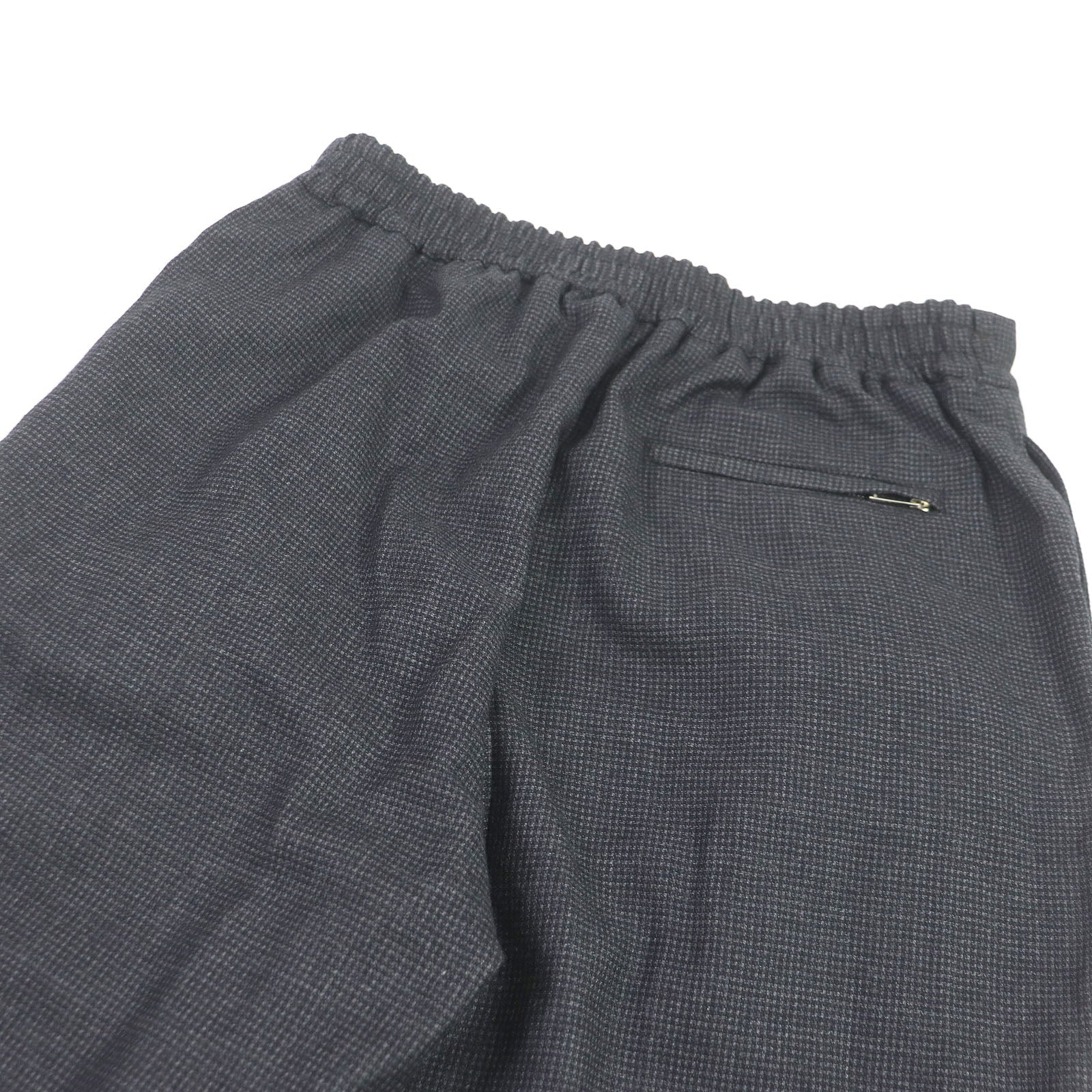 Dior Wool Woven Easy Pants Dark Gray 46