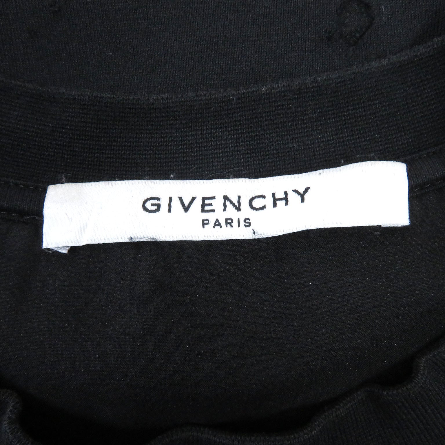 Givenchy Cotton T-Shirt Black XS