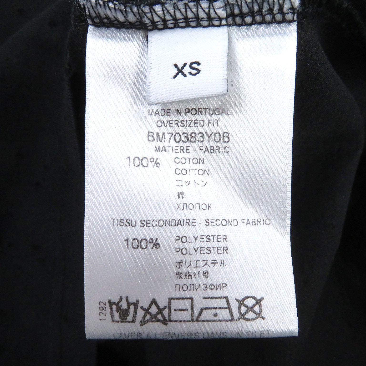 Givenchy Cotton T-Shirt Black XS