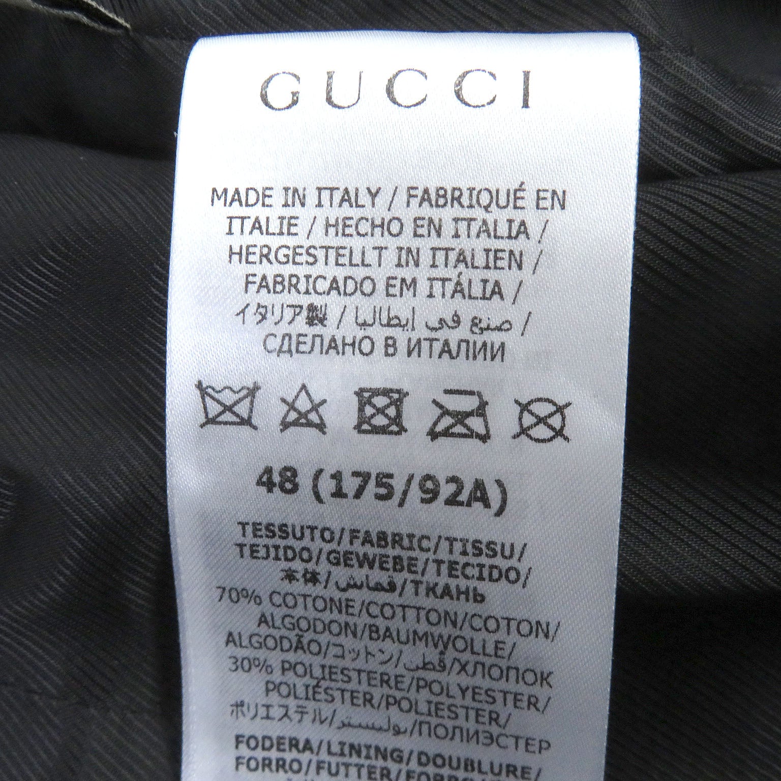 GUCCI The Hacker GG Jacket Black 48