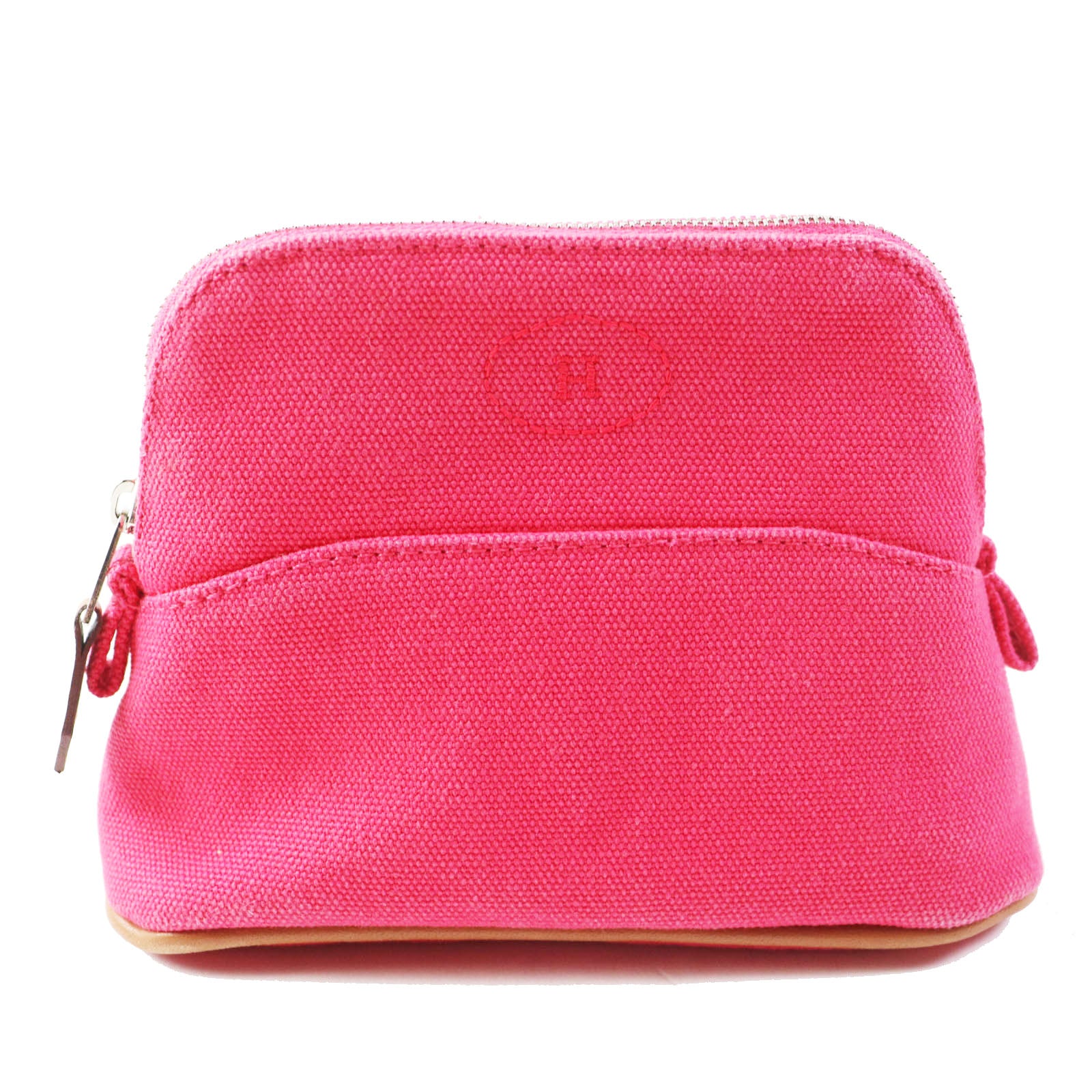 HERMES Bolide Mini Pouch Hibiscus Leather