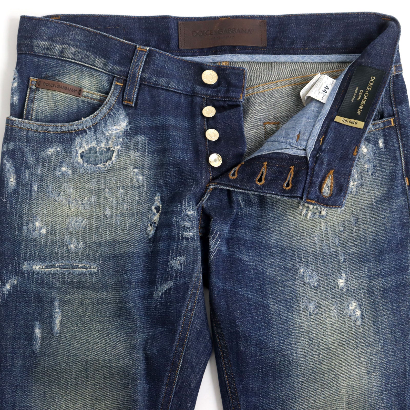 Dolce & Gabbana Denim Pants Indigo Blue