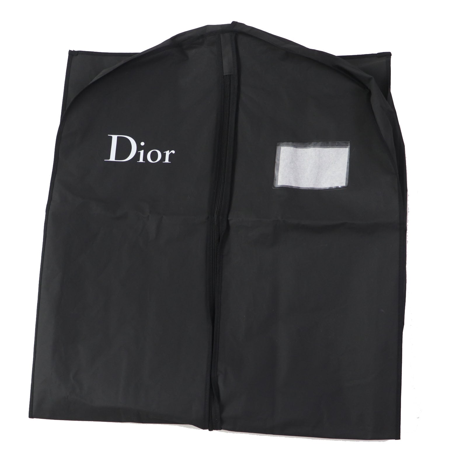 Dior Wool Rabbit Double Breasted Coat Black 40