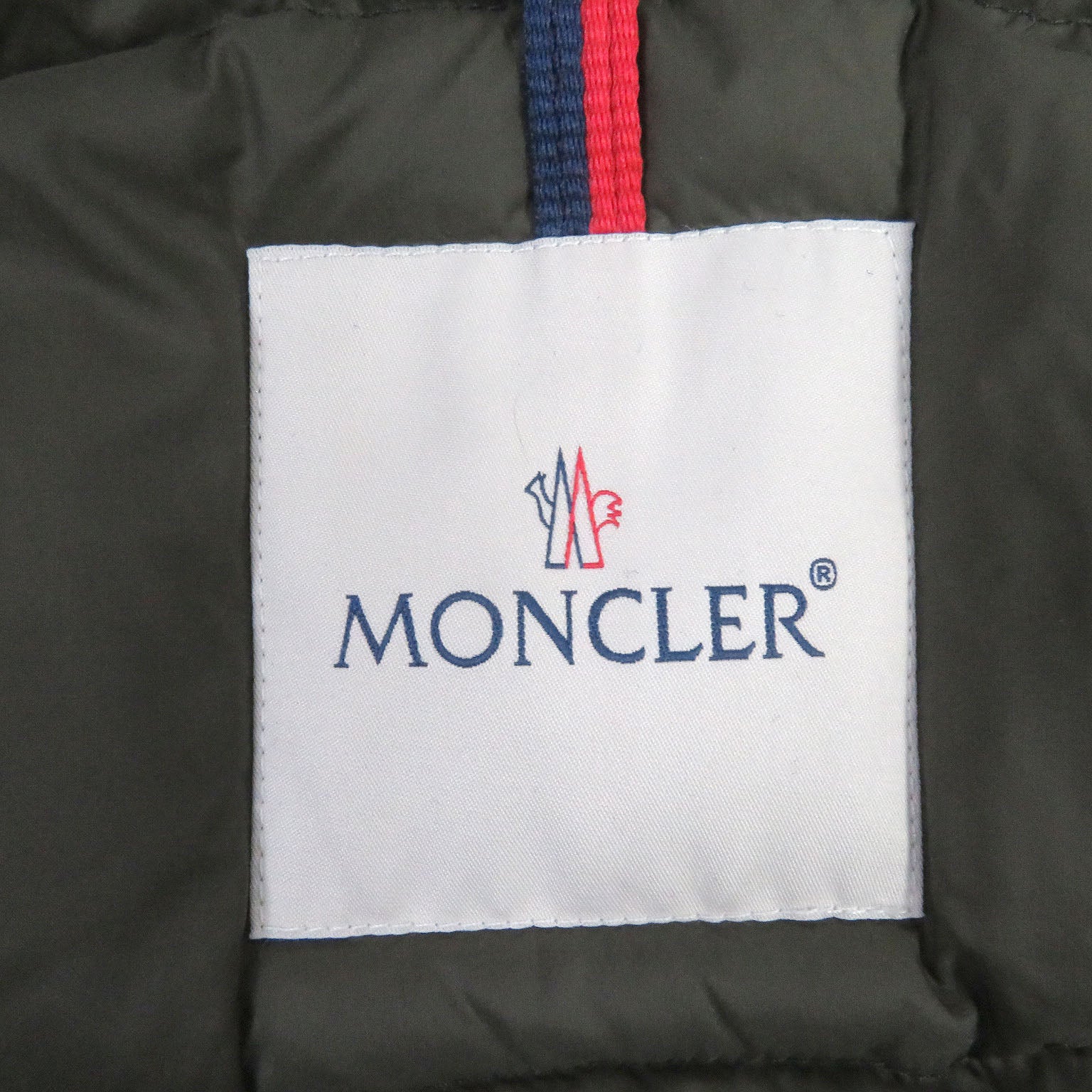 Moncler RONIER Nylon Down Coat Khaki