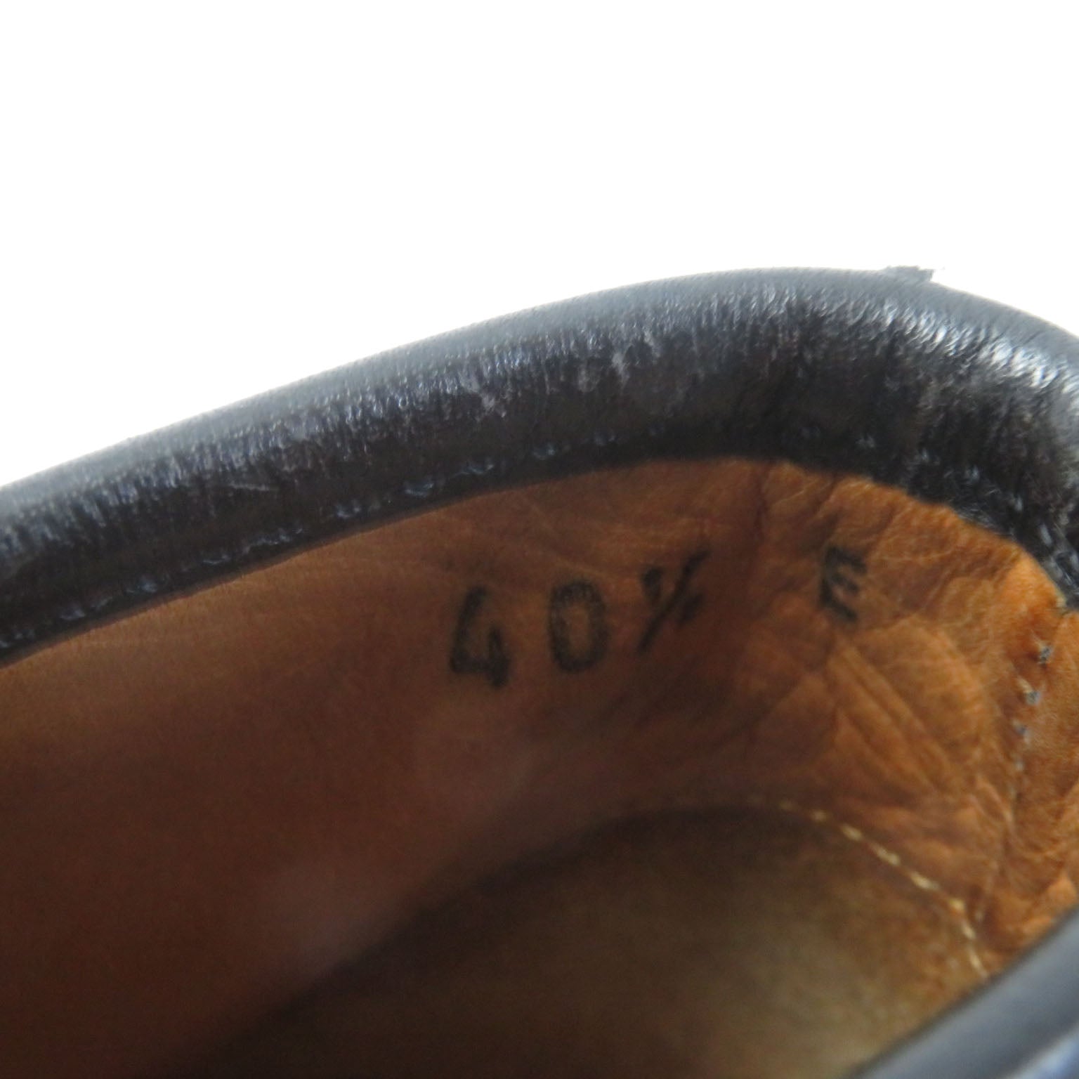 Gucci Horsebit Leather Shoes Black 40.5