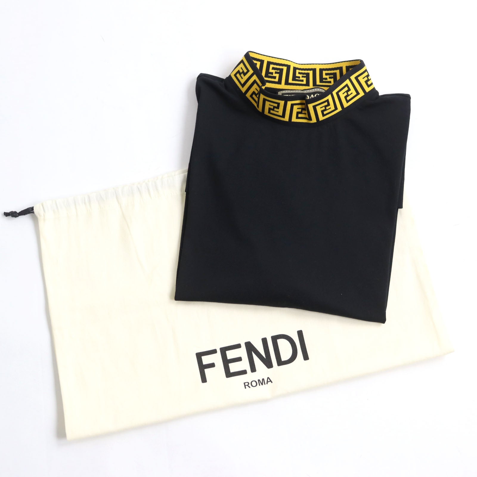 Fendi Fender Chain T-shirt Black L